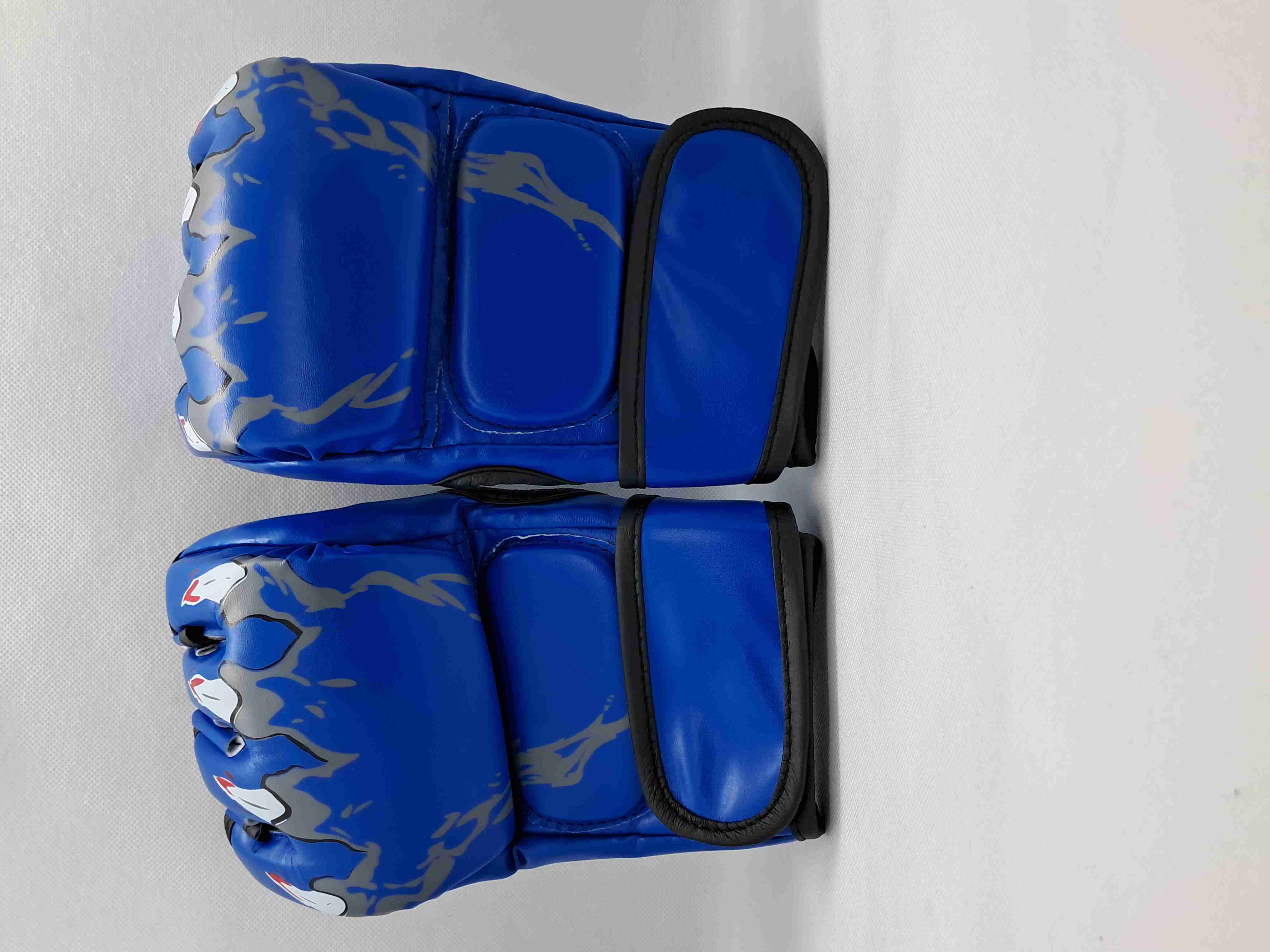 Guantes MMA rojos diseño llamas - 3