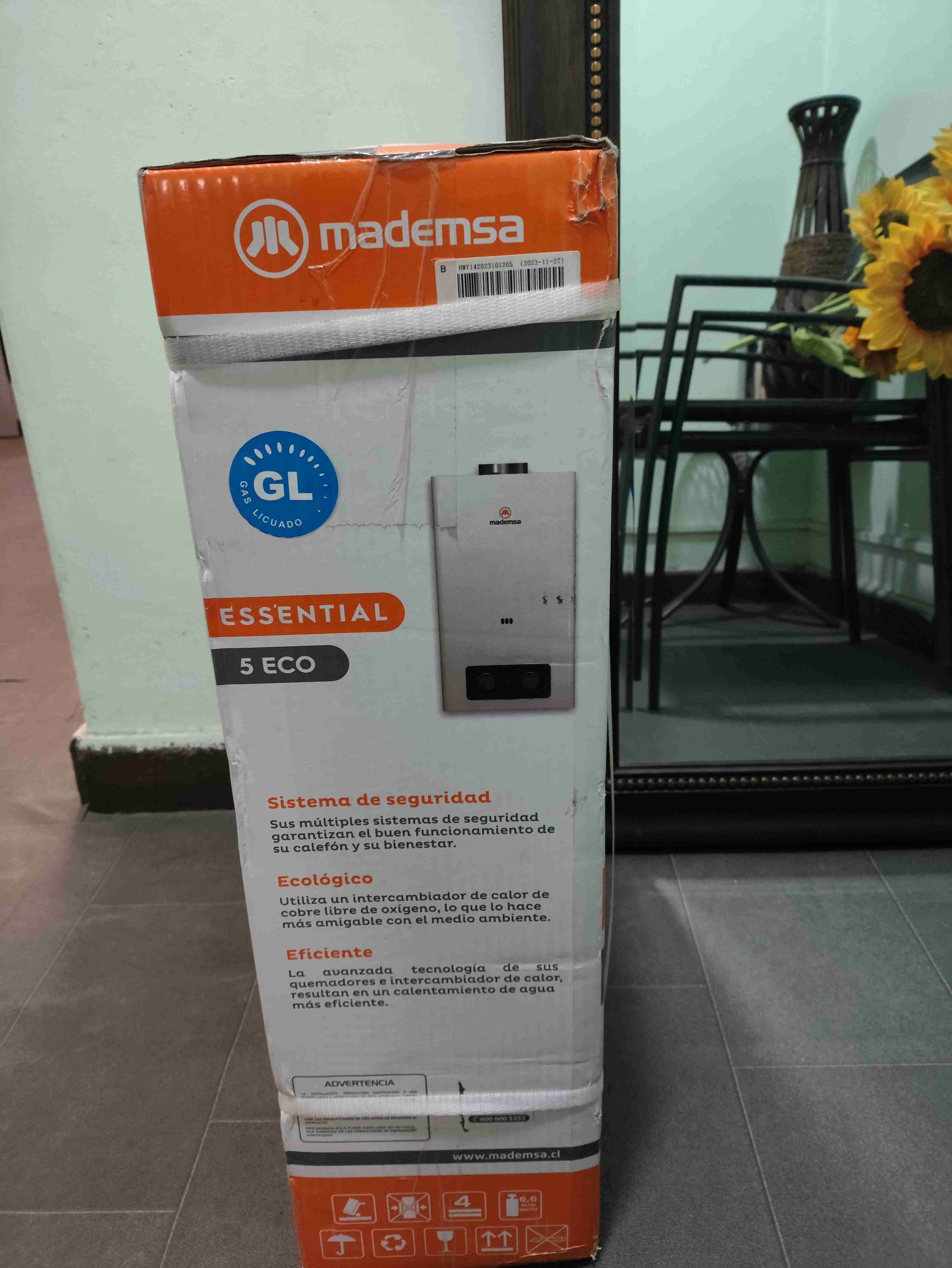 Calefón Ionizado Mademsa Essential - miniatura 2