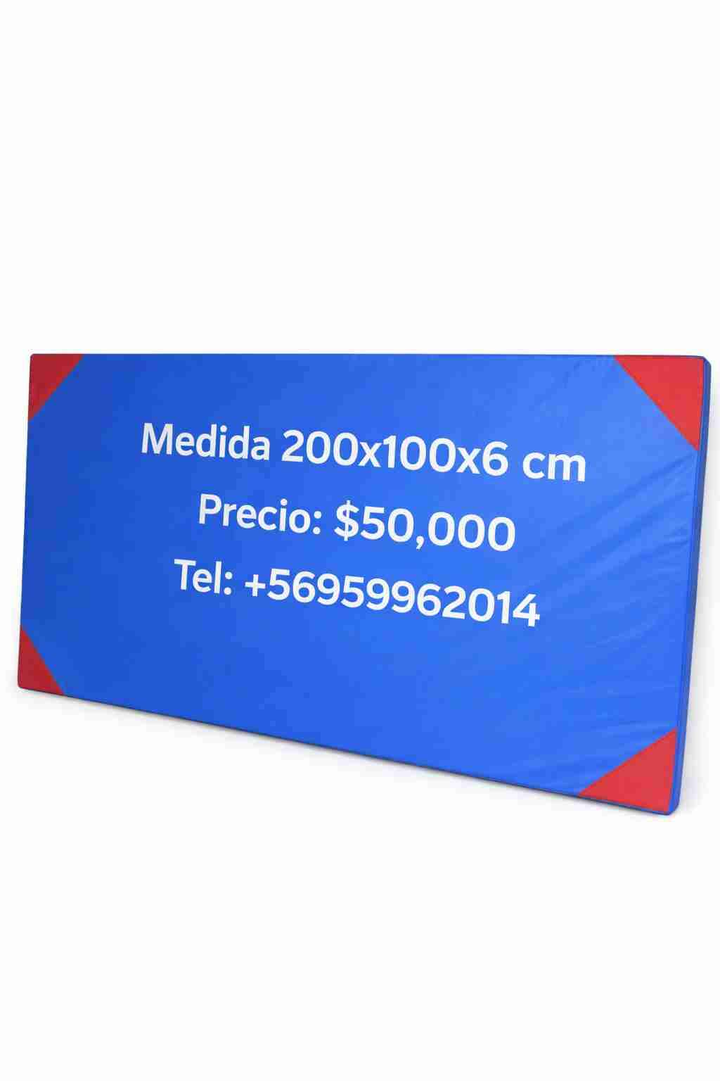 Colchoneta gimnasio azul