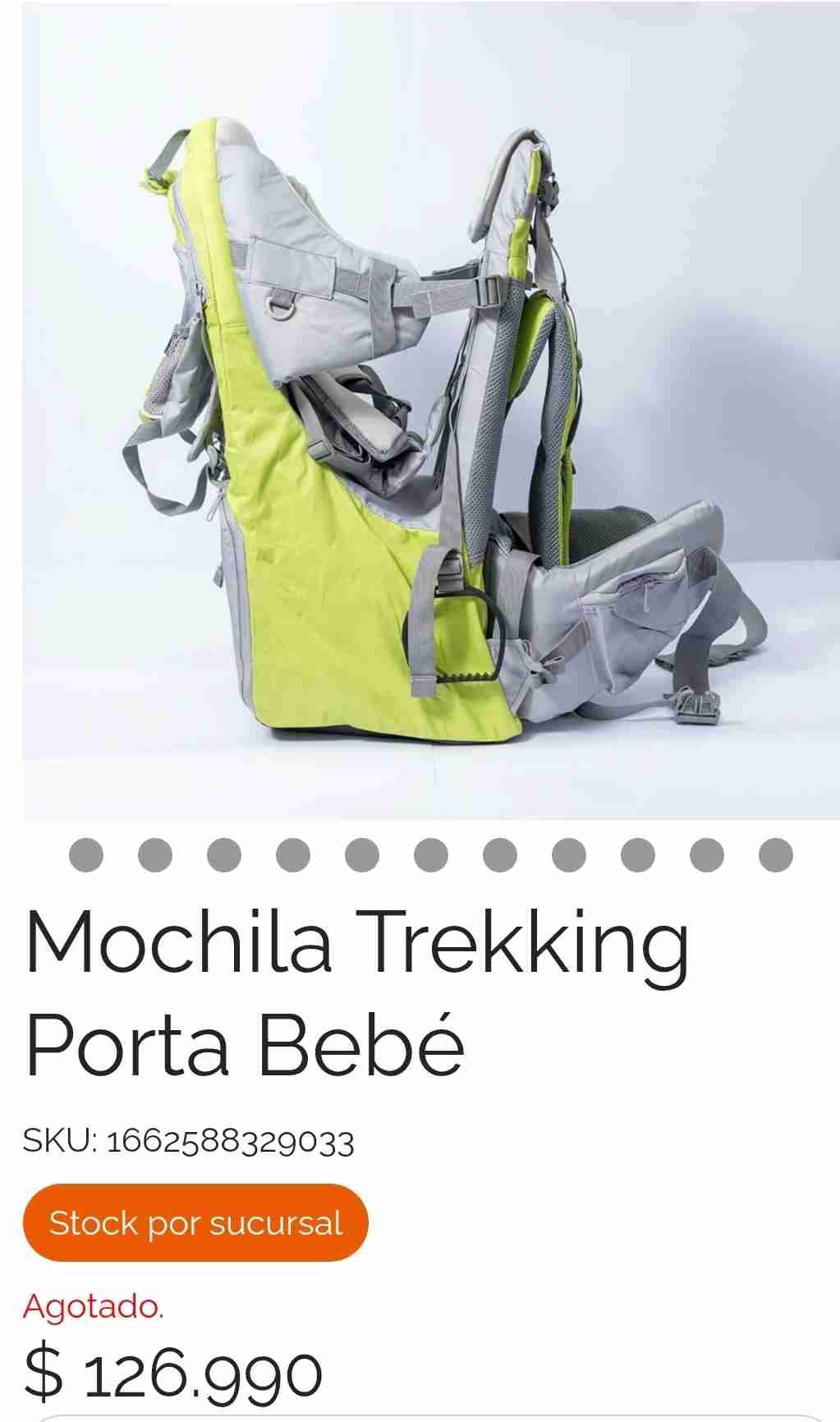 Mochila trekking porta bebé - miniatura 4
