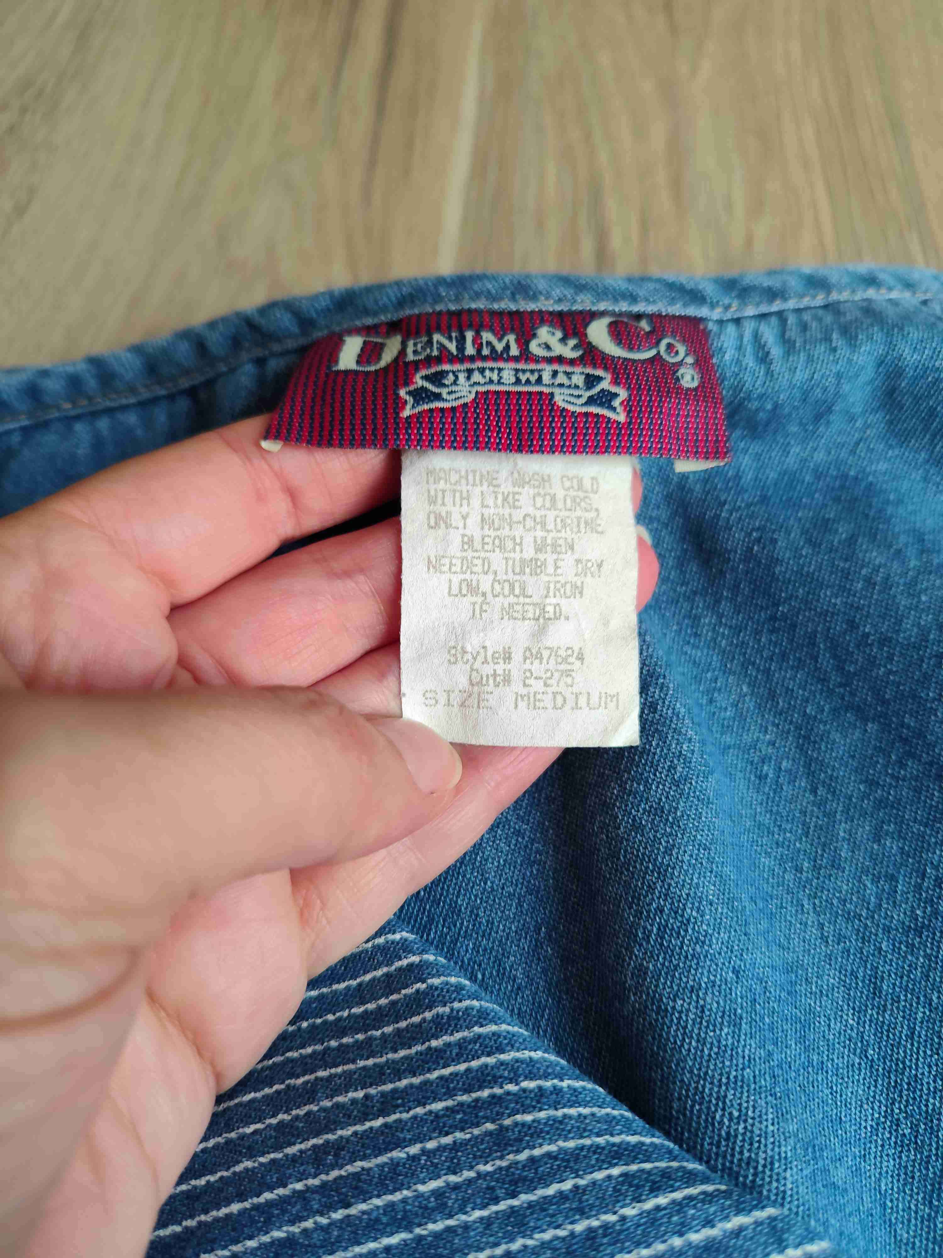 Falda de mezclilla azul - miniatura 3