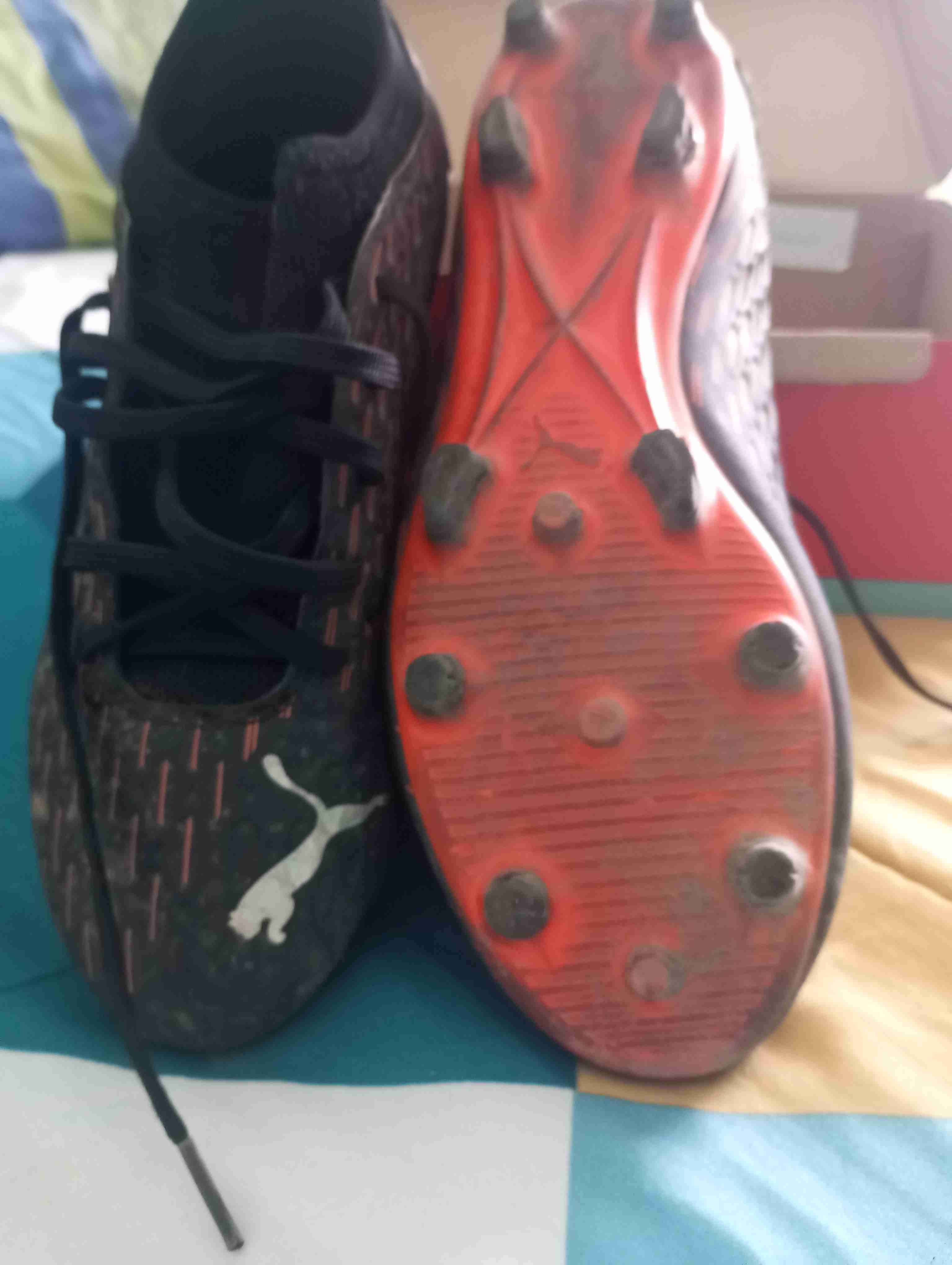 Zapatos de fútbol Puma negros - miniatura 2