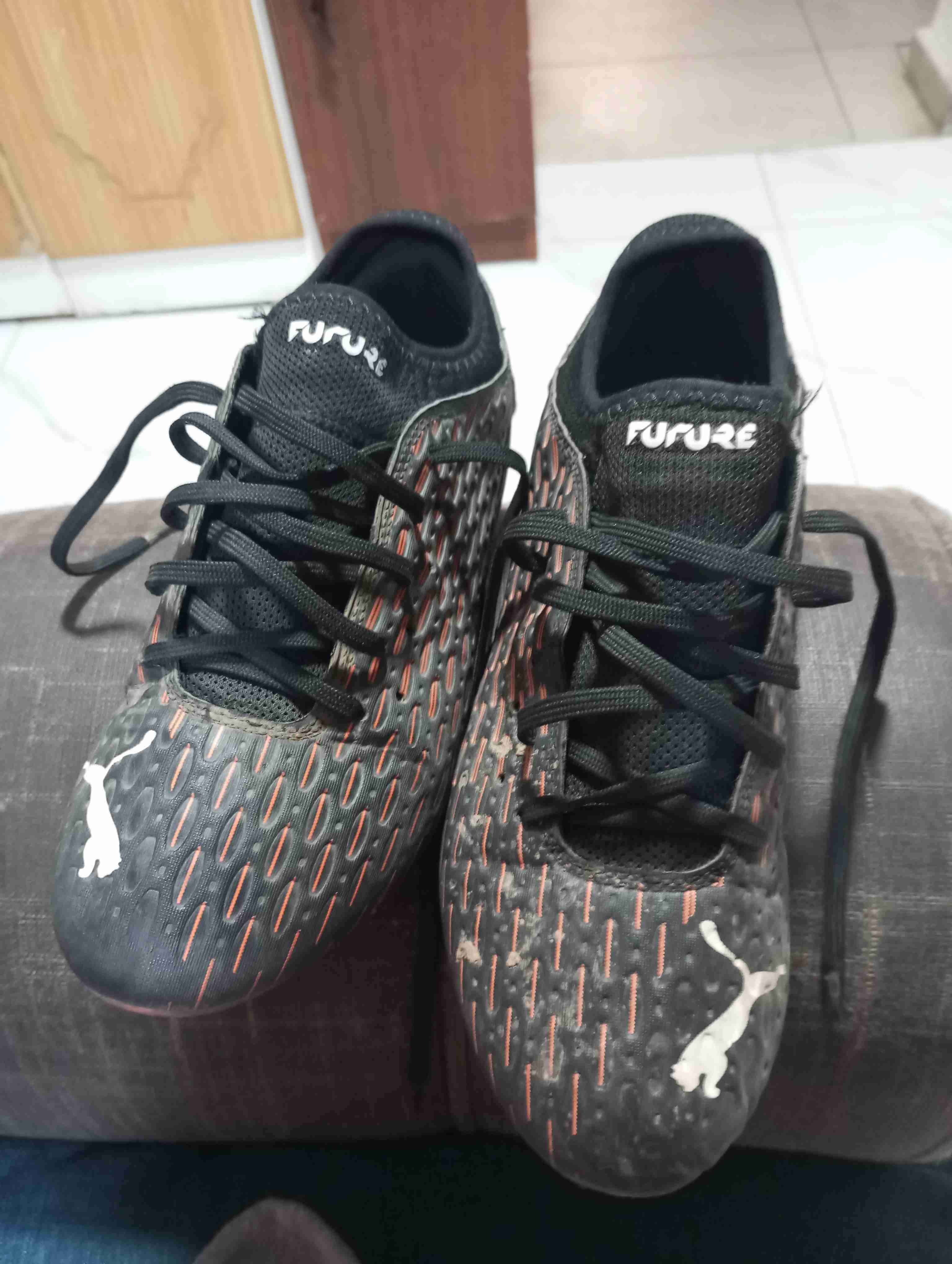 Zapatos de fútbol Puma negros - miniatura 3