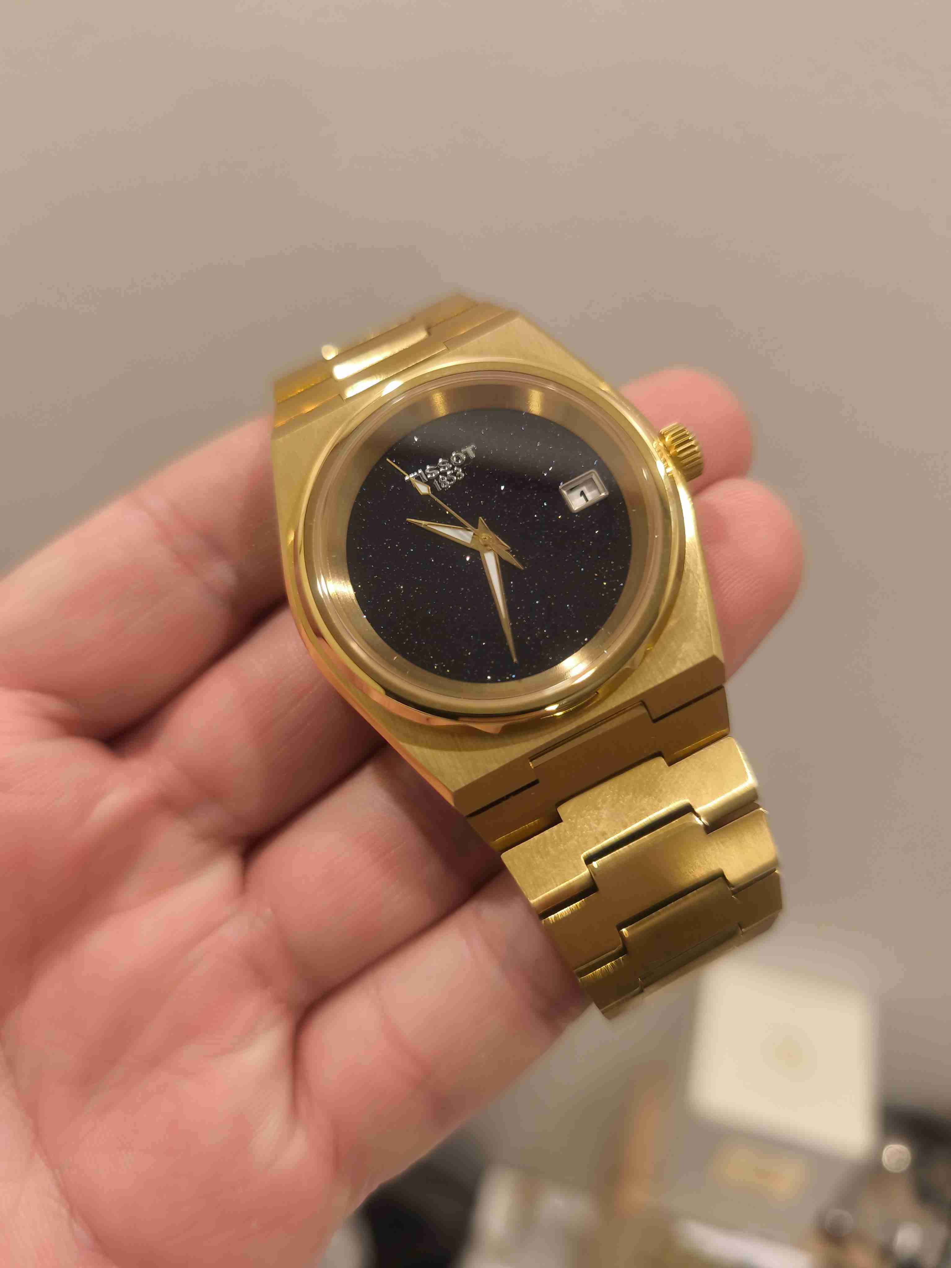 Reloj Tissot prx dorado replica