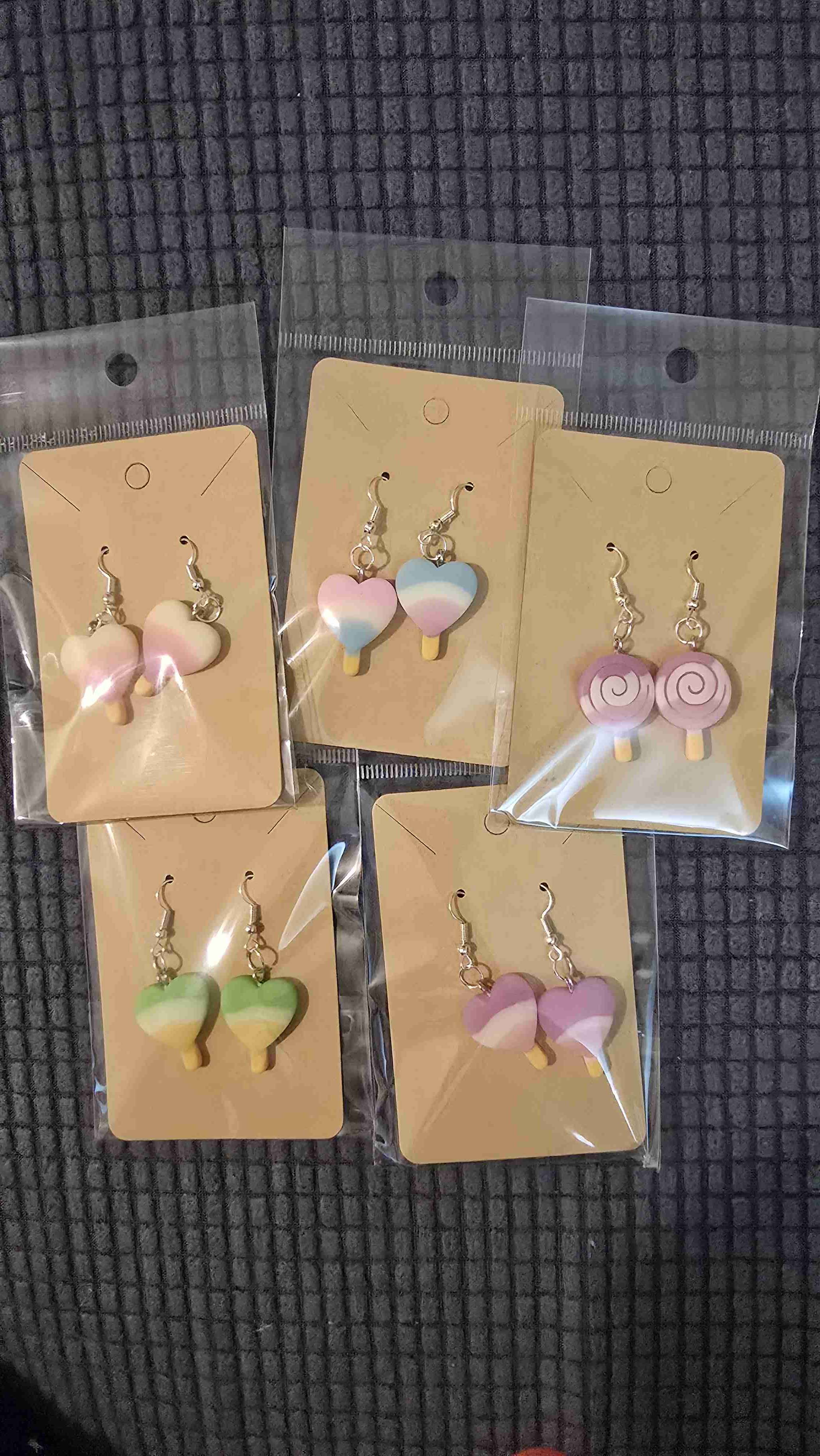 Aros colgantes de helado