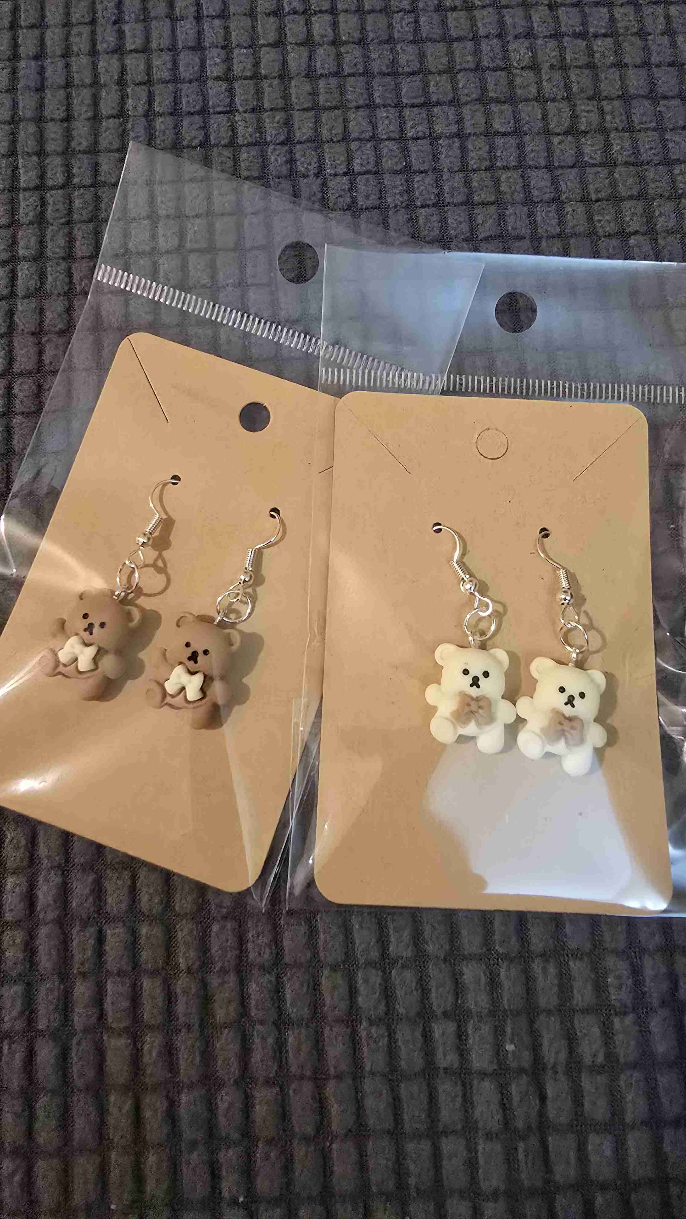 Aros colgantes ositos