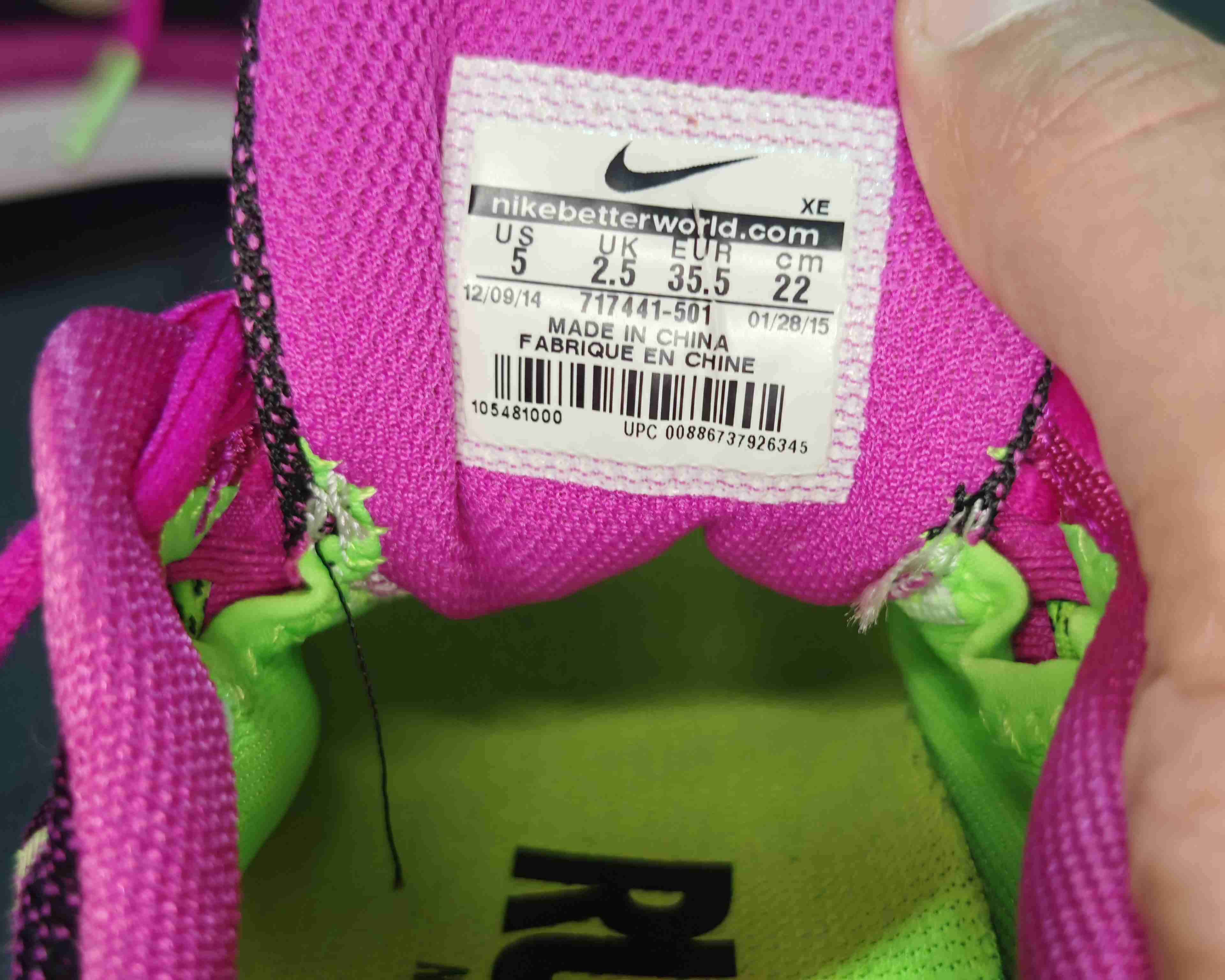 Zapatillas deportivas Nike rosa - miniatura 2