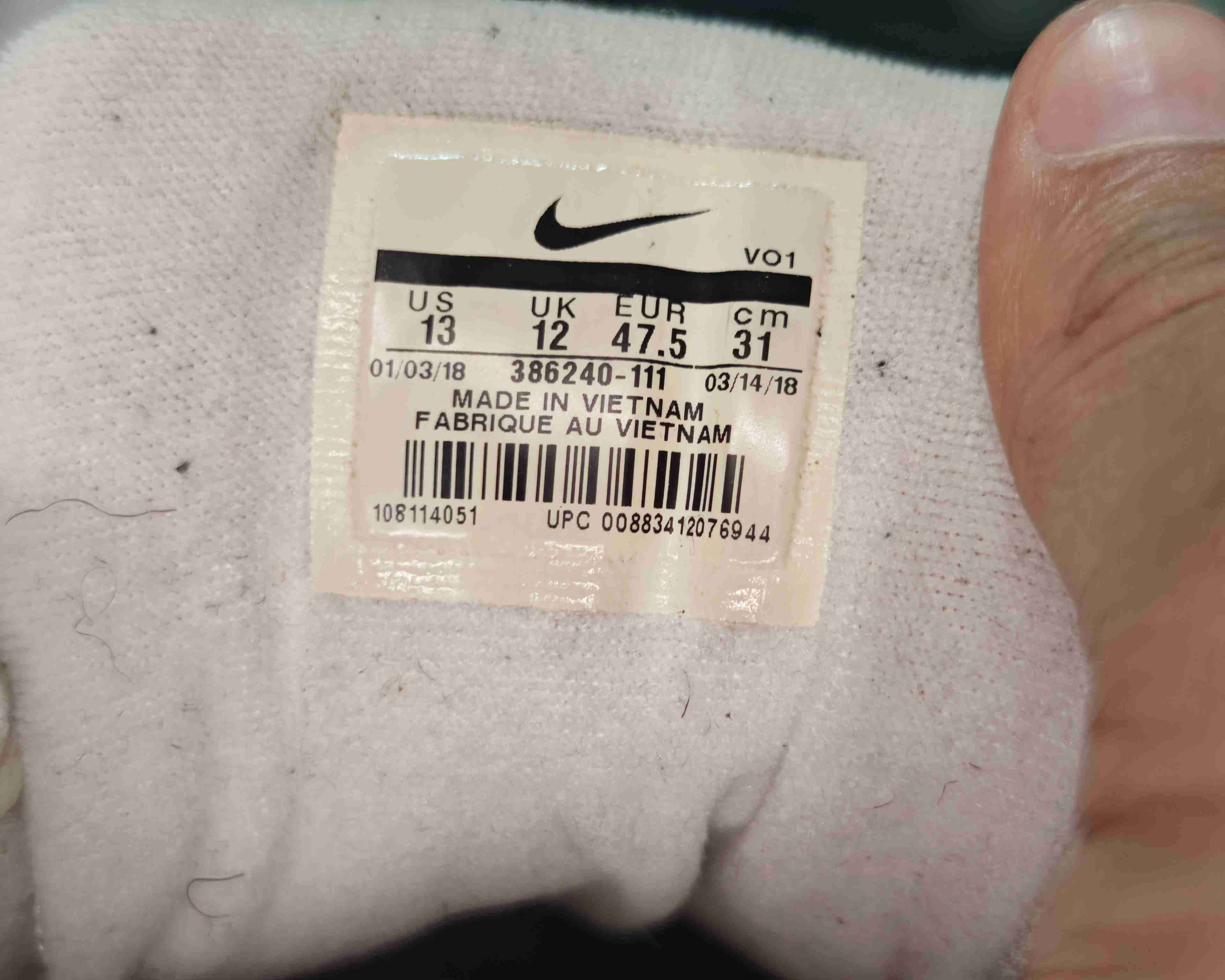 Zapatillas deportivas blancas Nike - miniatura 2