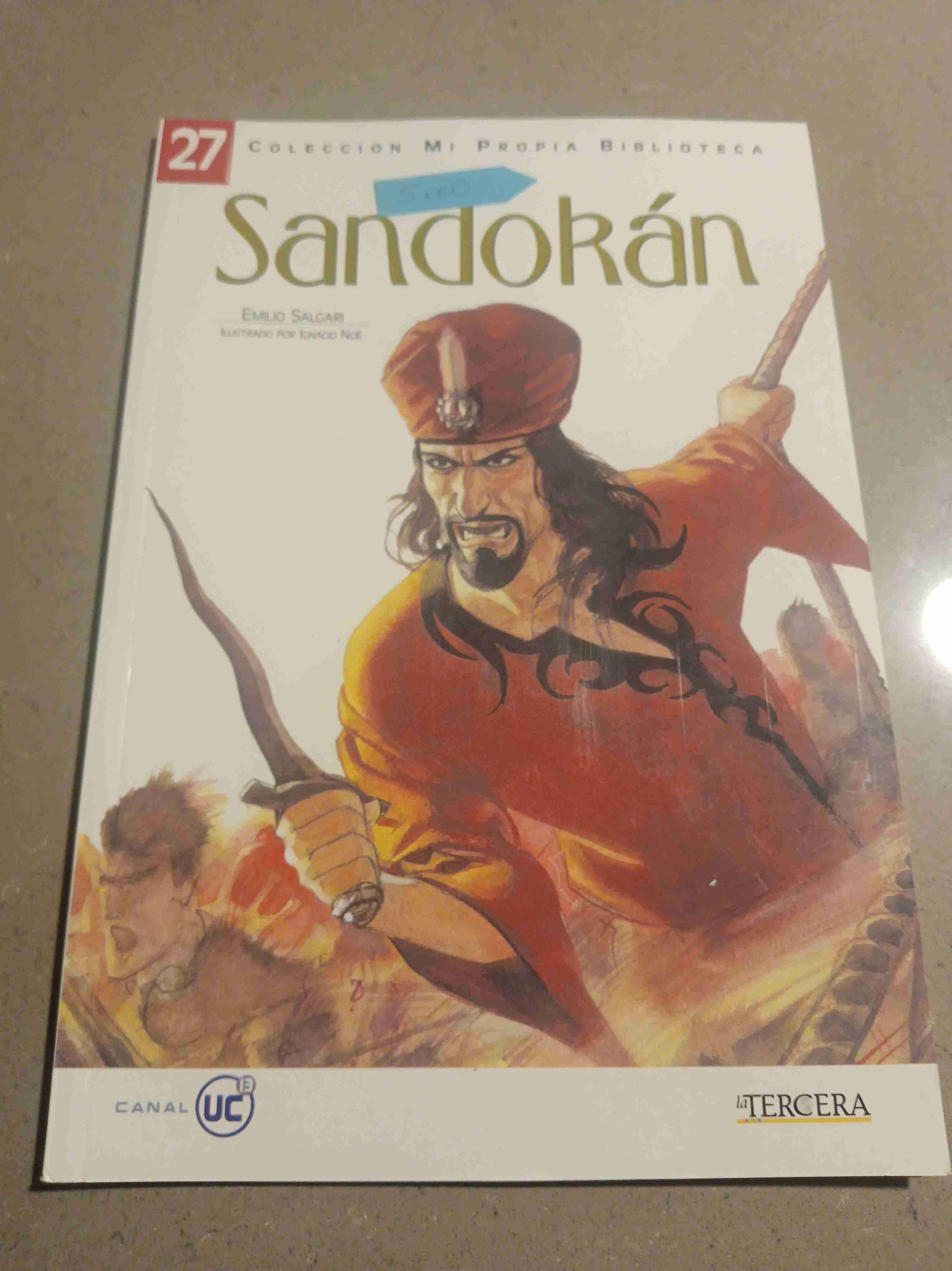 Libro Sandokán Emilio Salgari
