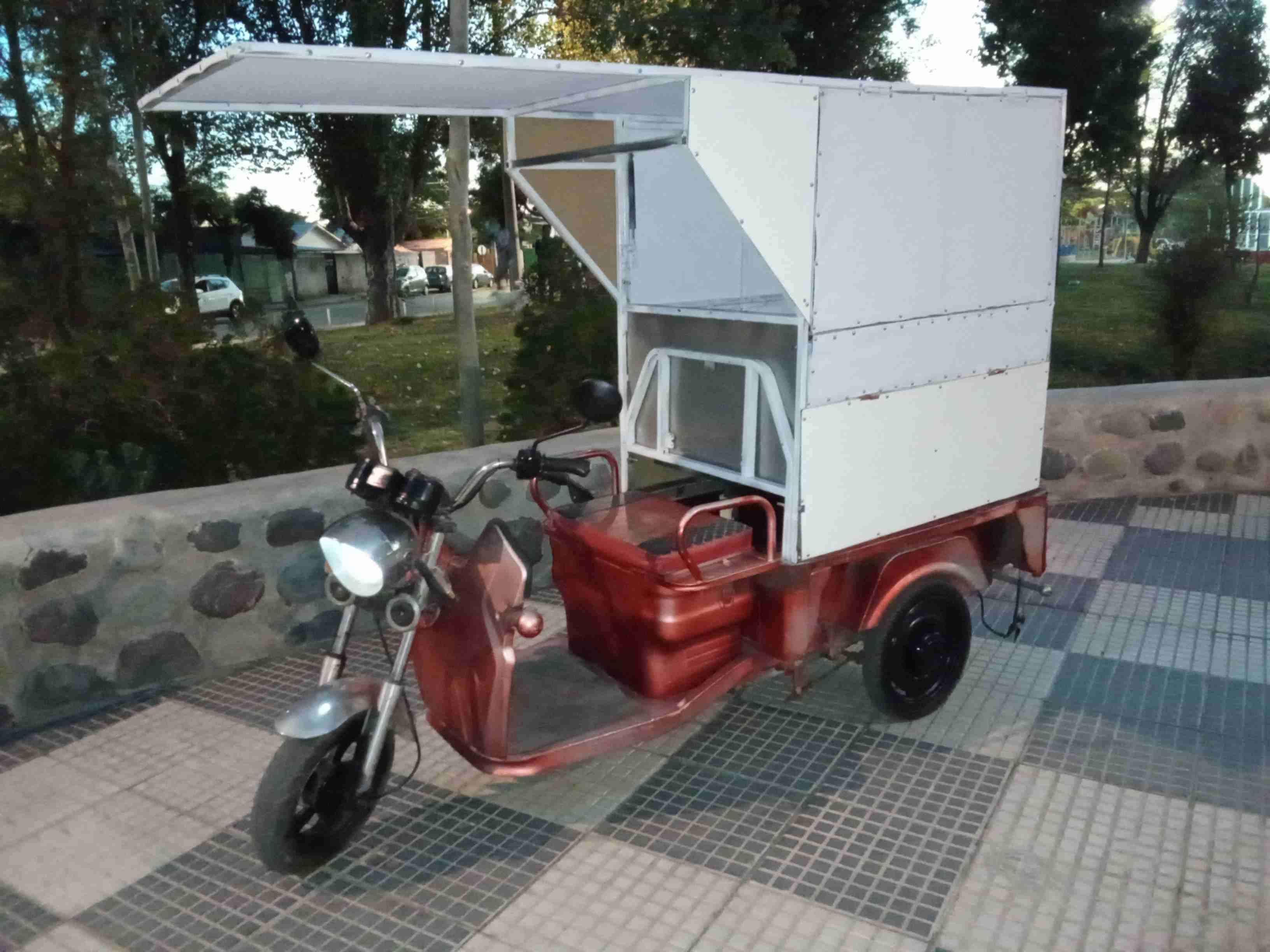 Moto carro de comida rápida - miniatura 3
