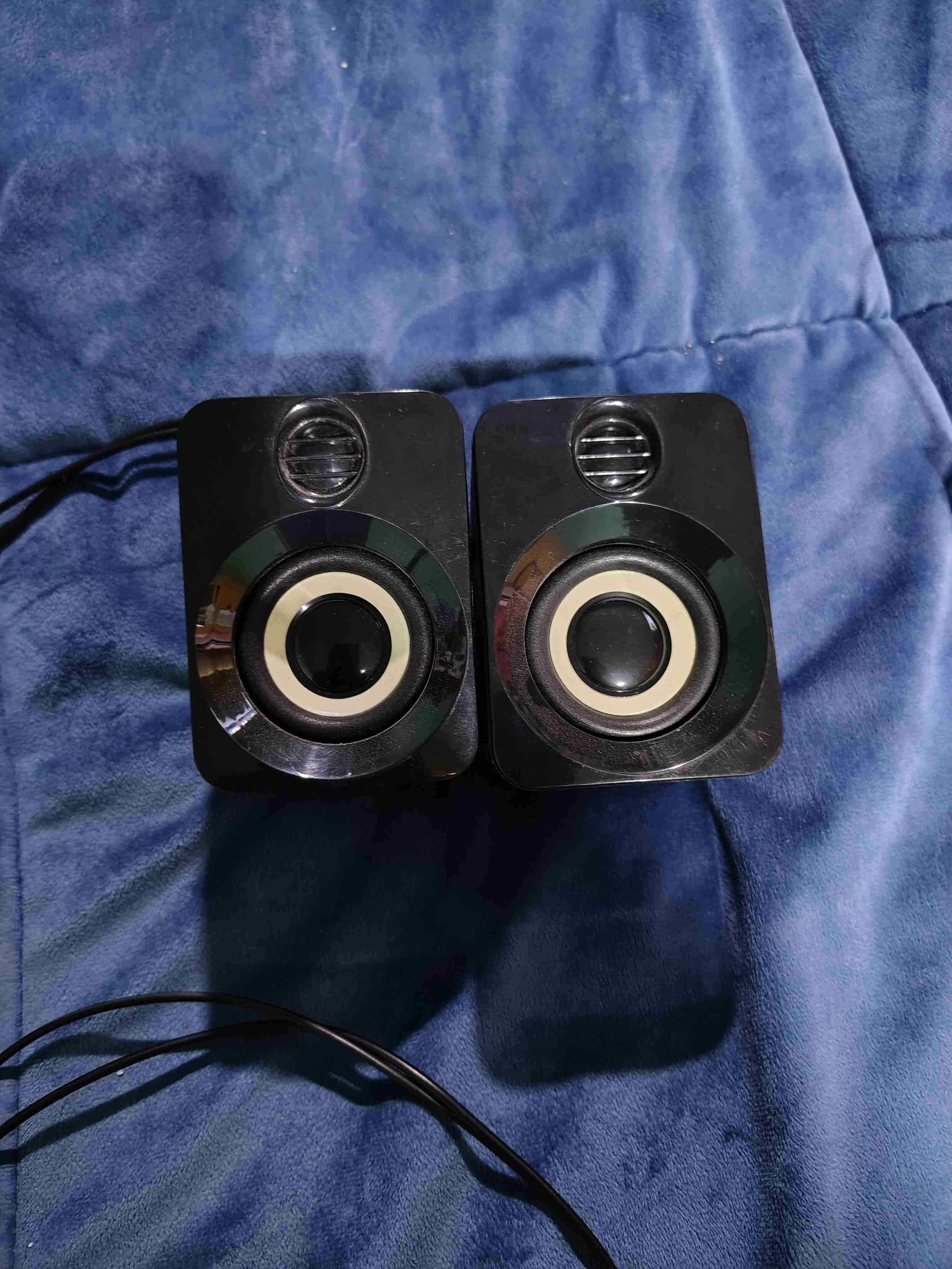 Parlantes USB compactos negros - miniatura 3