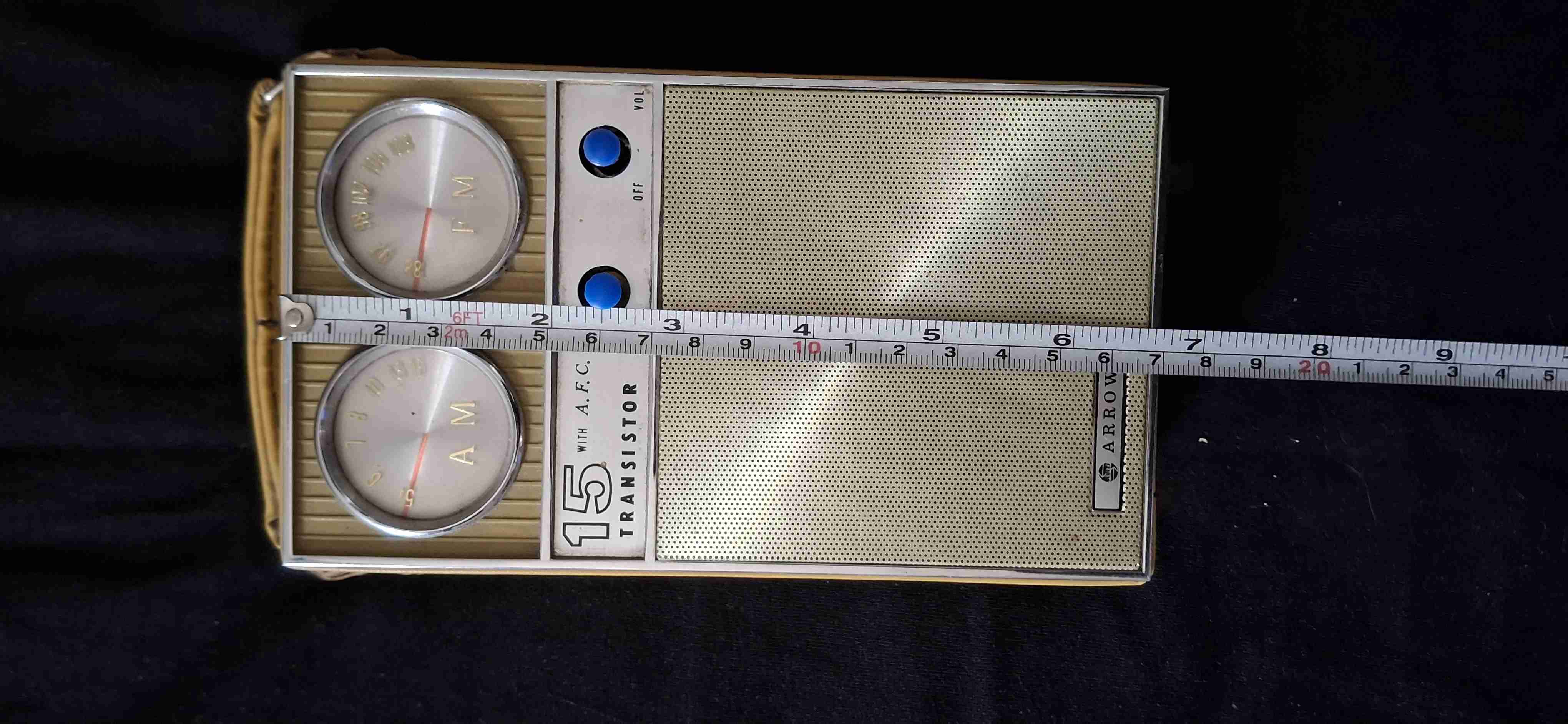 Radio vintage Arrow con medidor - miniatura 2