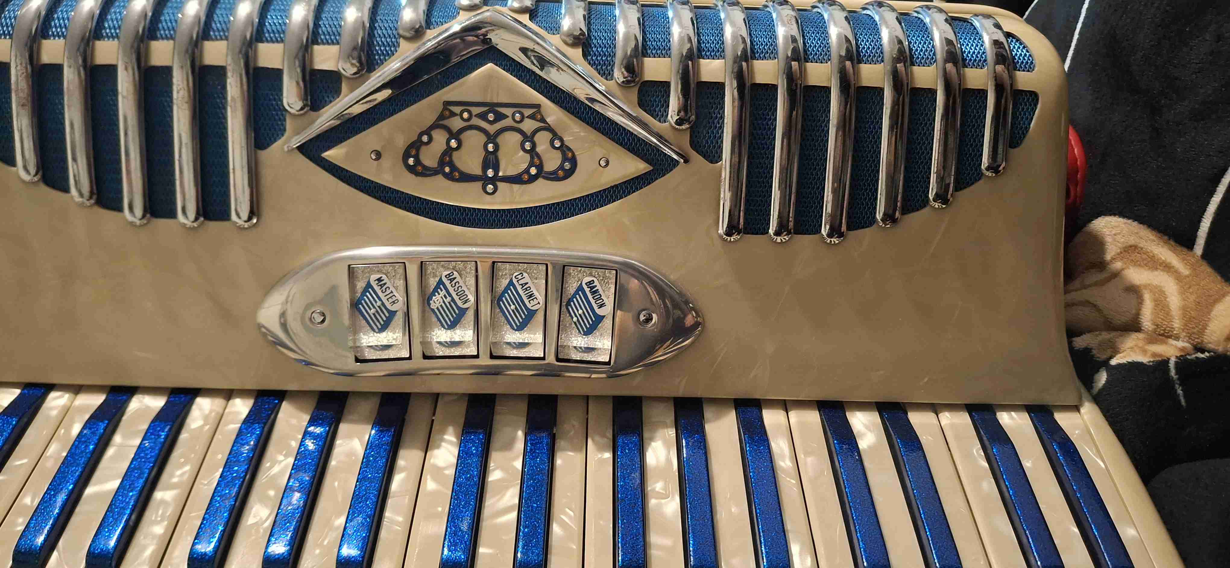 Acordeón Ferrari con diseño azul - miniatura 4