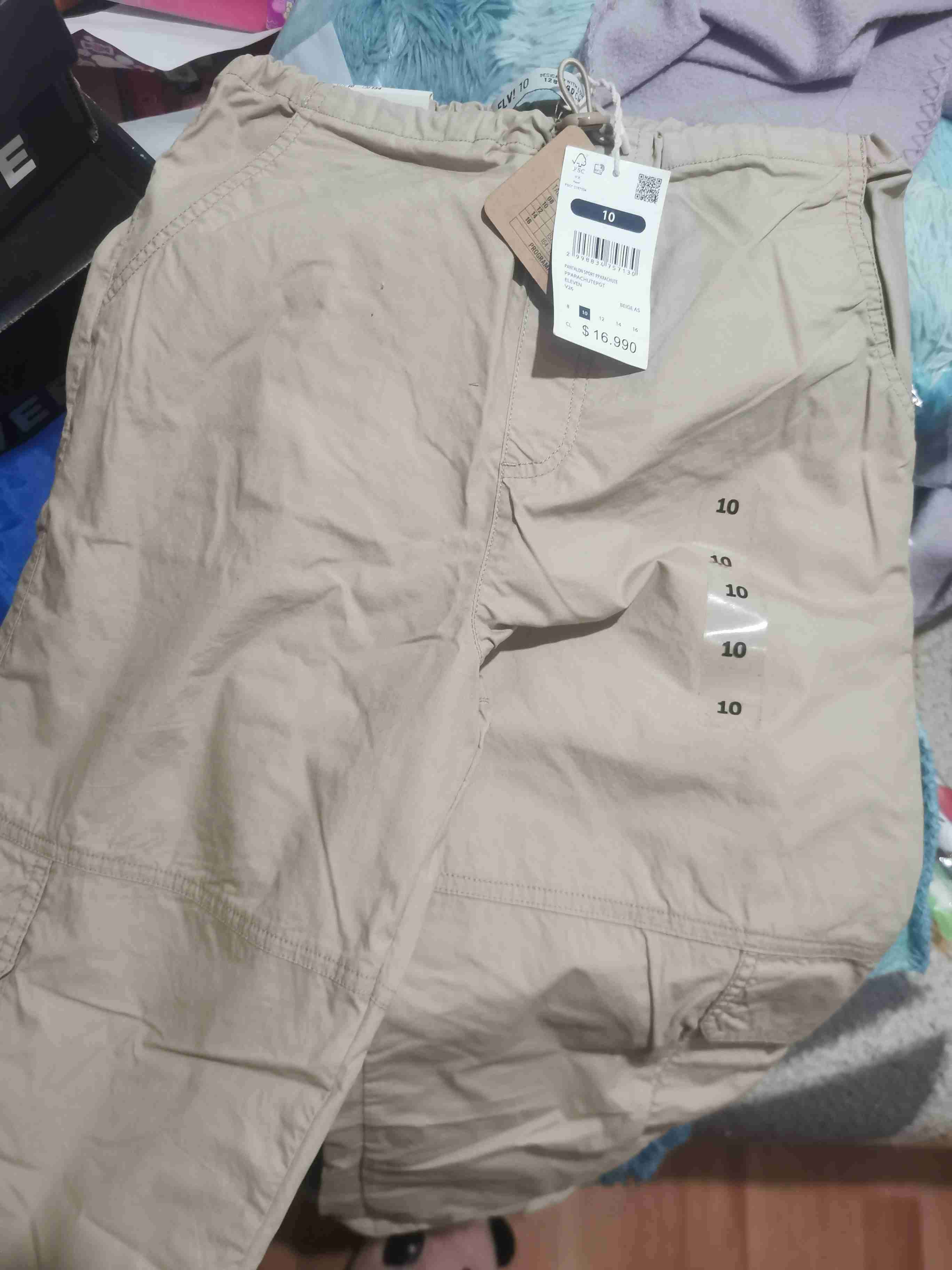 Jardinera de mezclilla azul - miniatura 3