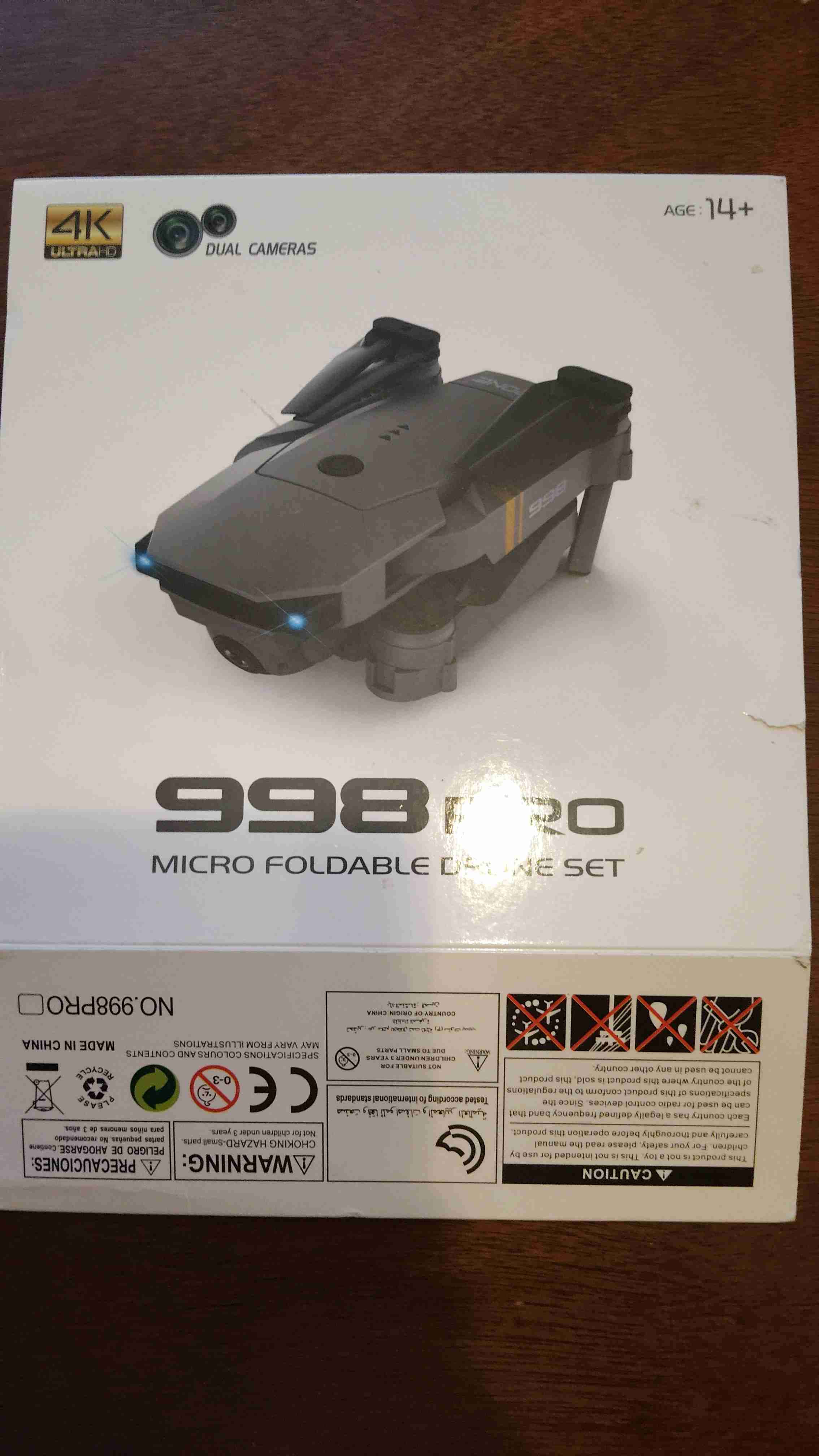 Drone plegable 998 Pro - miniatura 2