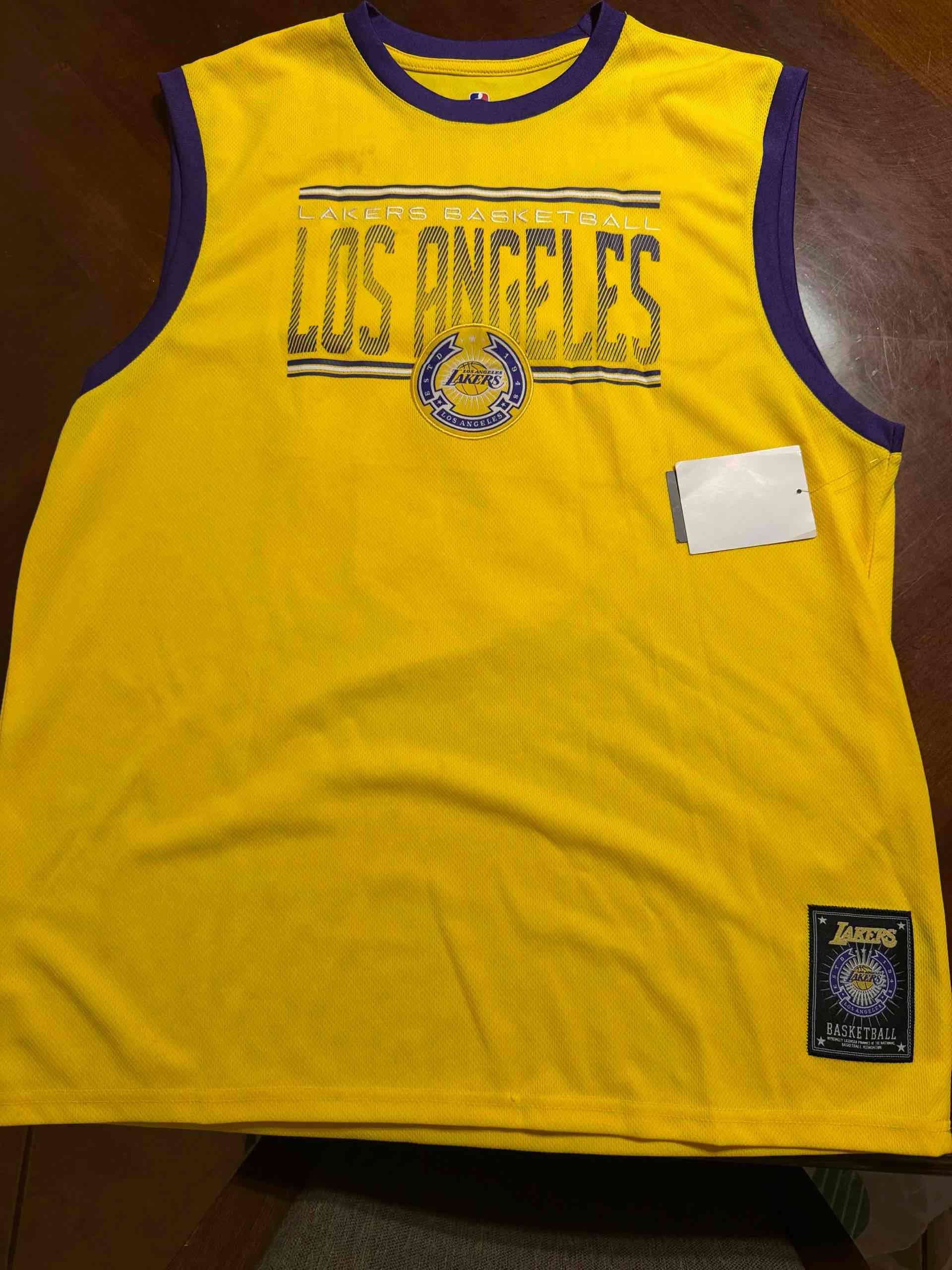 Polera deportiva Lakers amarilla - miniatura 2