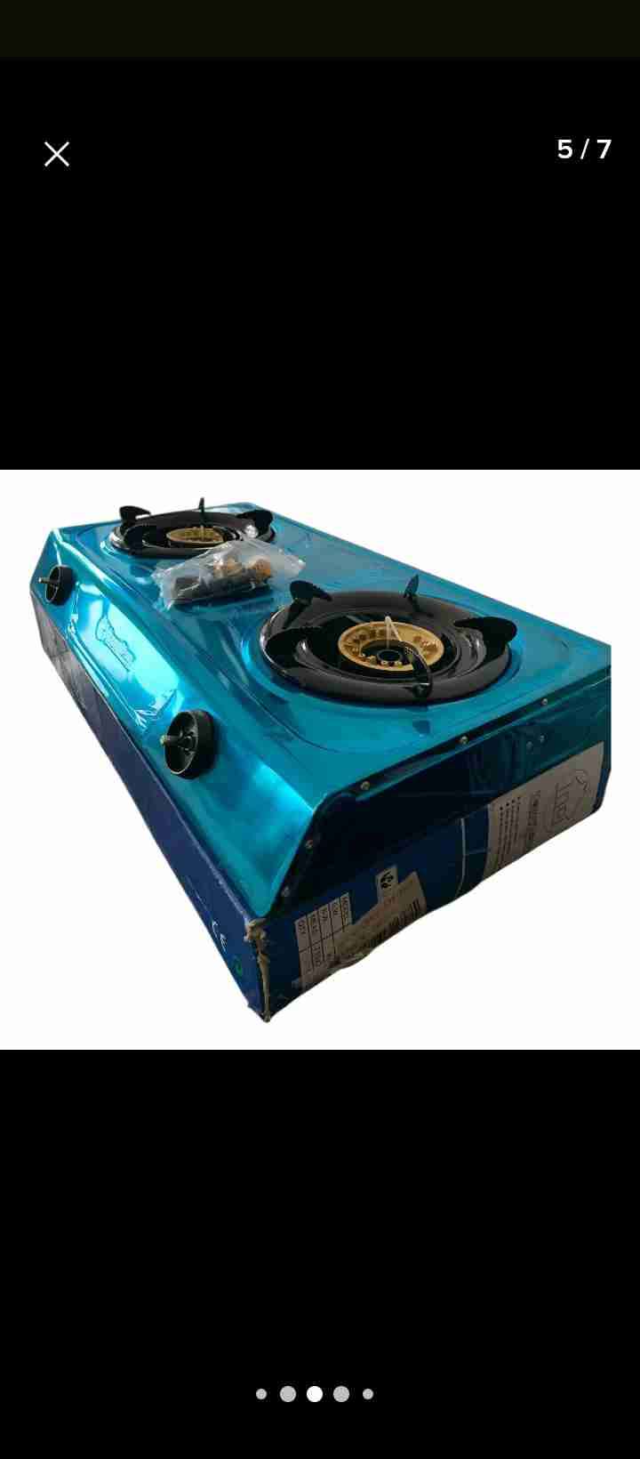 Cocina a gas portátil 2 quemadores - miniatura 2