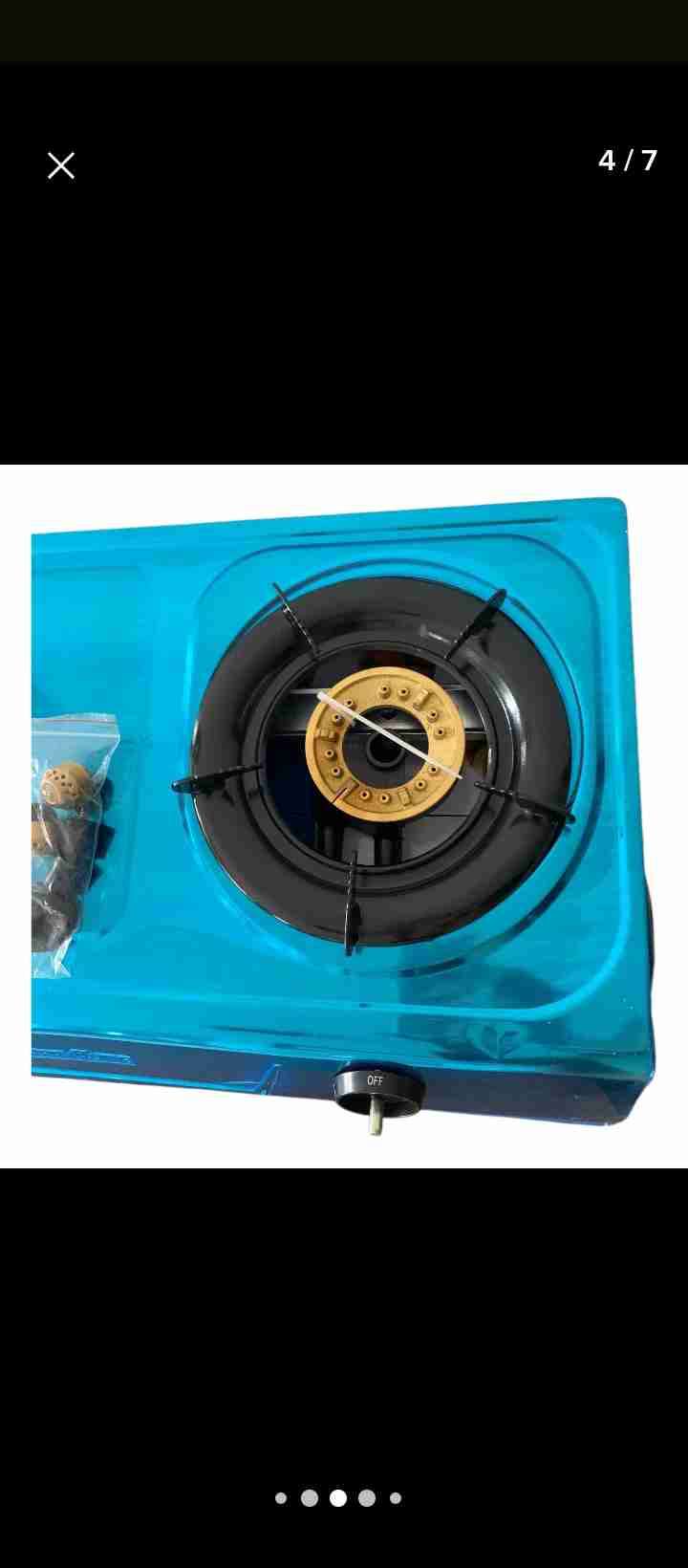 Cocina a gas portátil 2 quemadores - miniatura 3