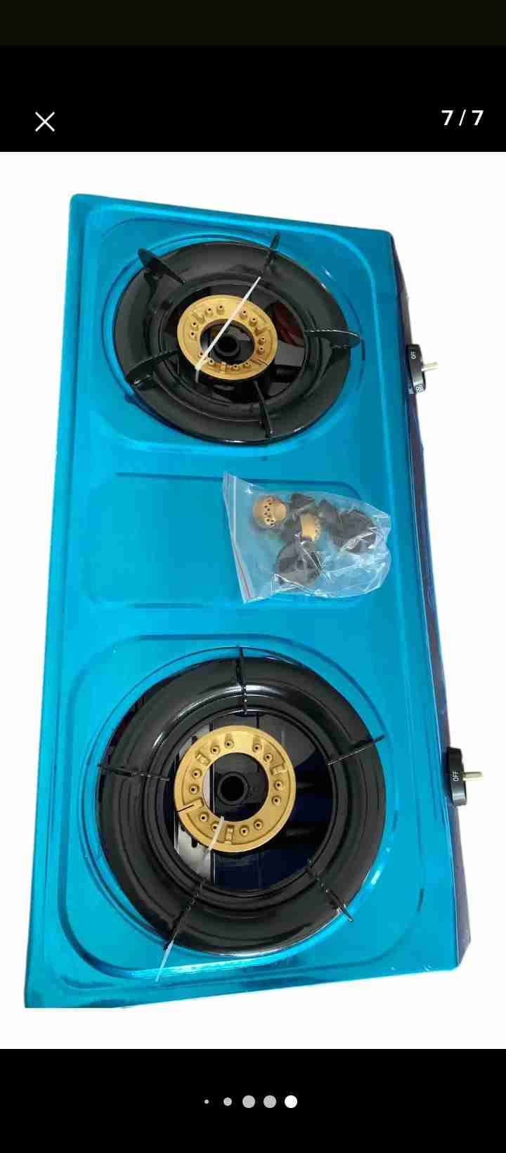 Cocina a gas portátil 2 quemadores - miniatura 4