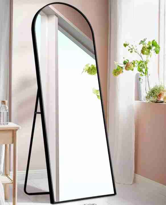 Espejo de pie con marco