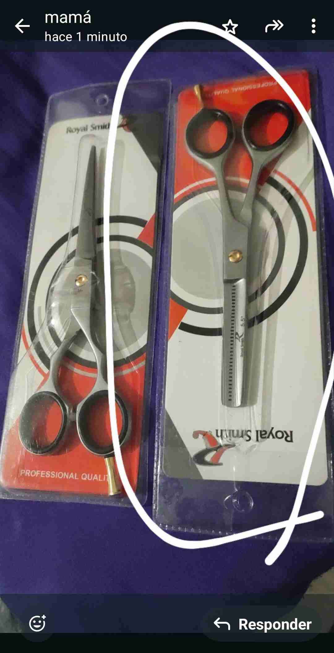 Tijeras de peluquería profesionales - miniatura 3