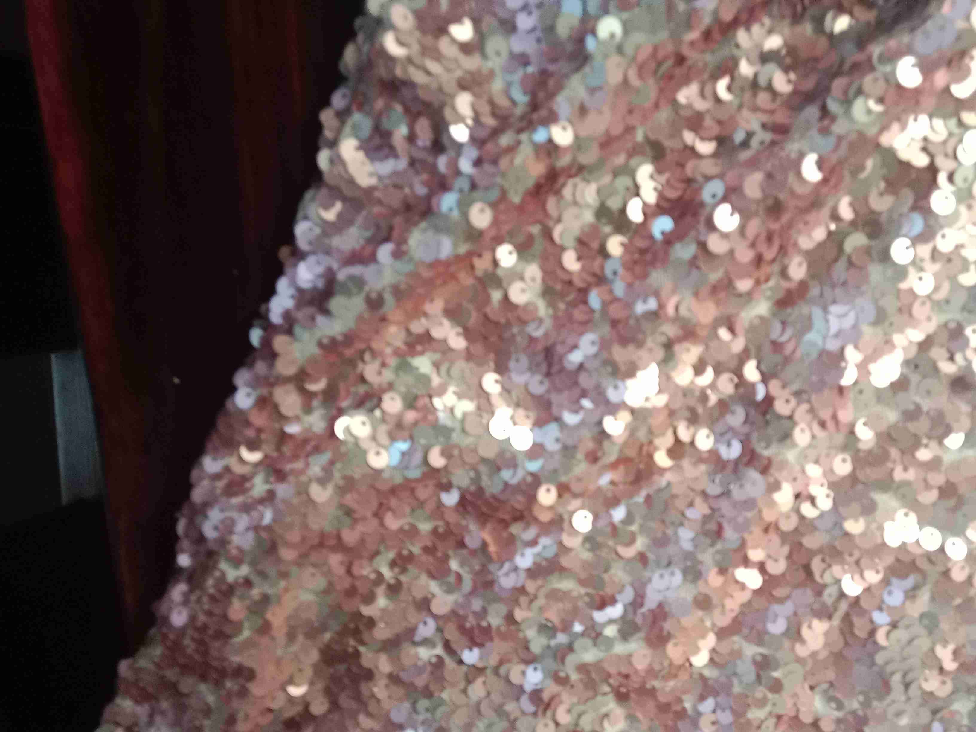 Falda de lentejuelas rosada - miniatura 2