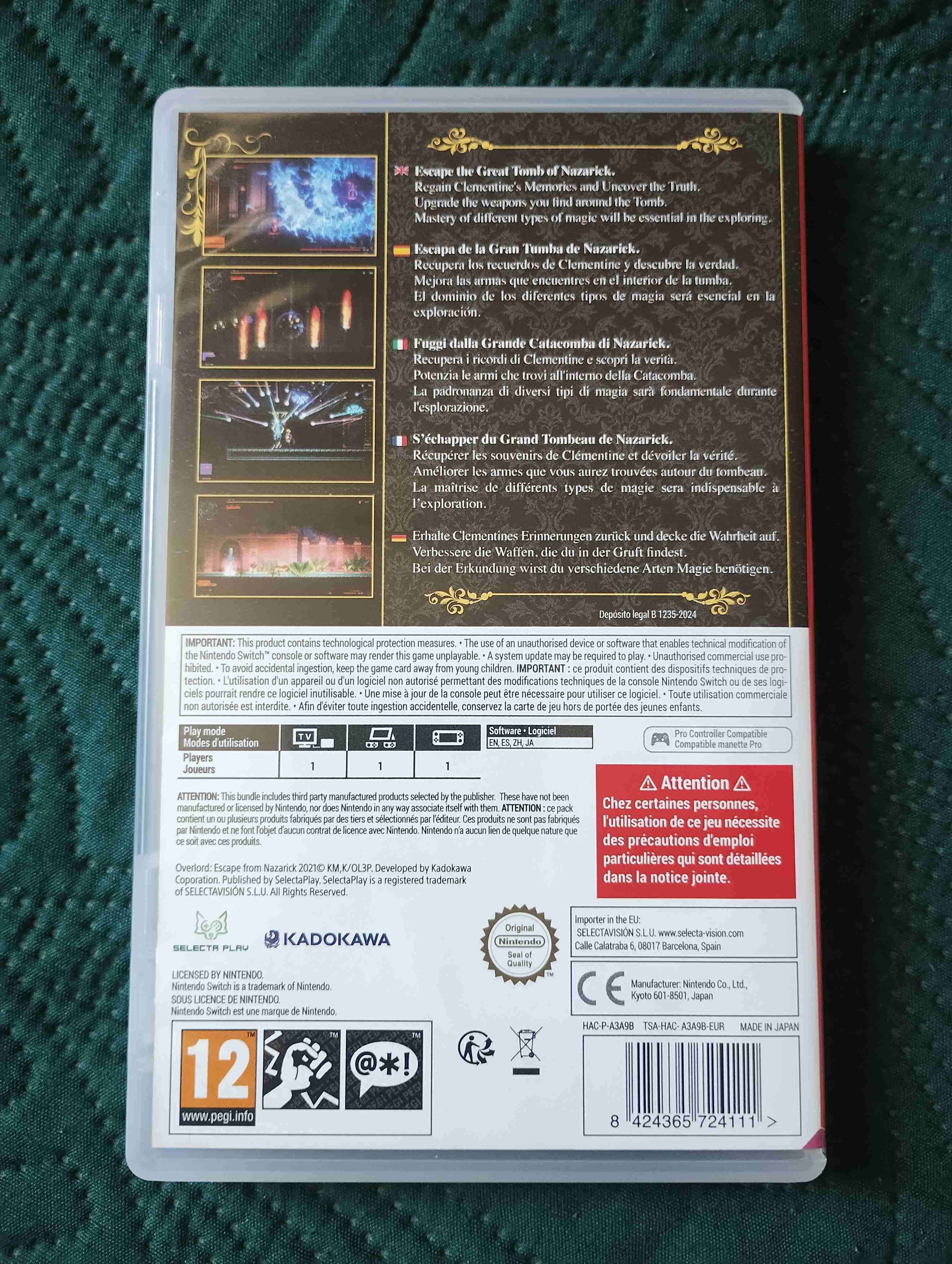 Nintendo Switch Overlord Escape from Nazarick - 3