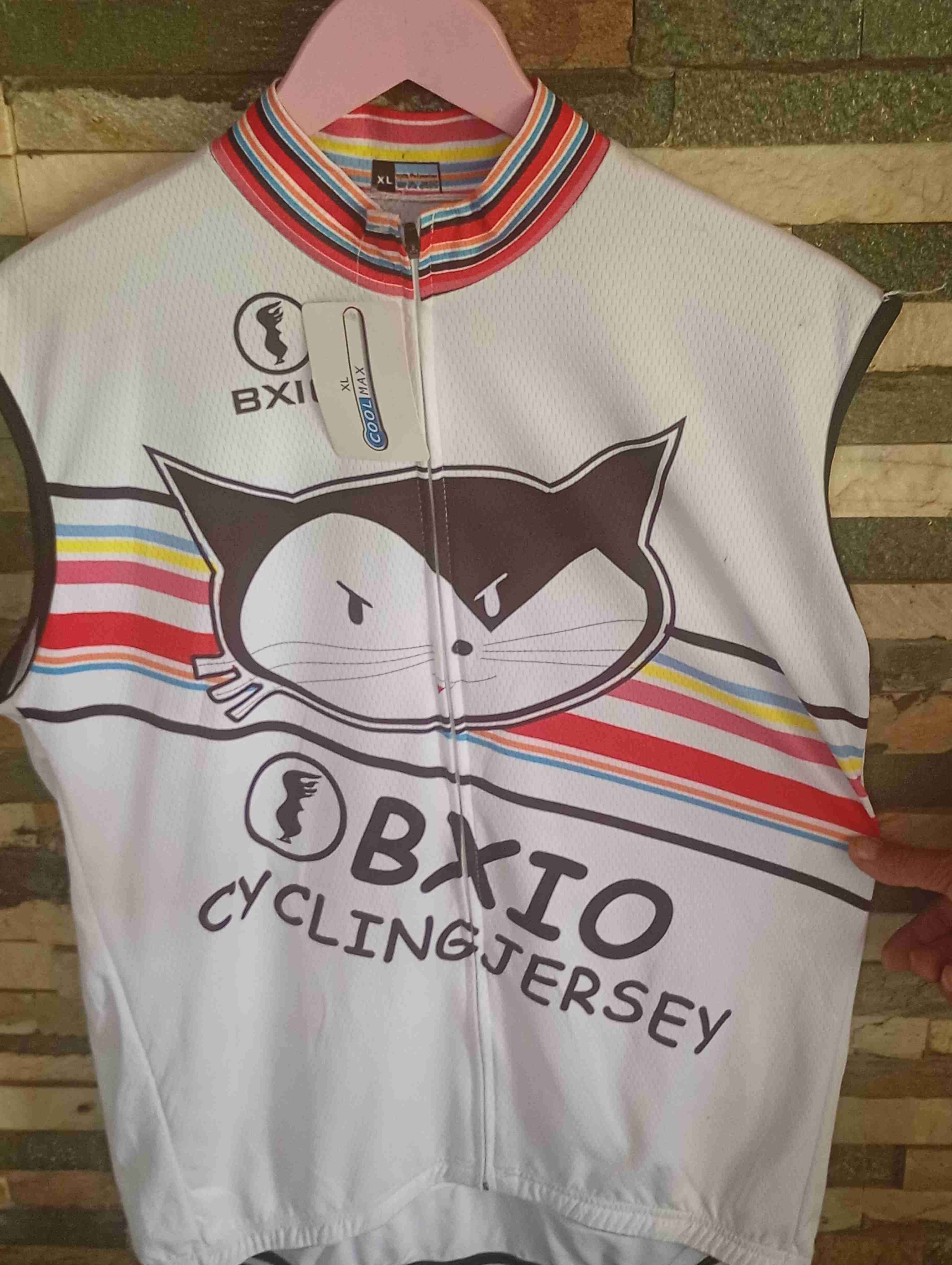 Jersey ciclismo BXIO blanco - miniatura 2