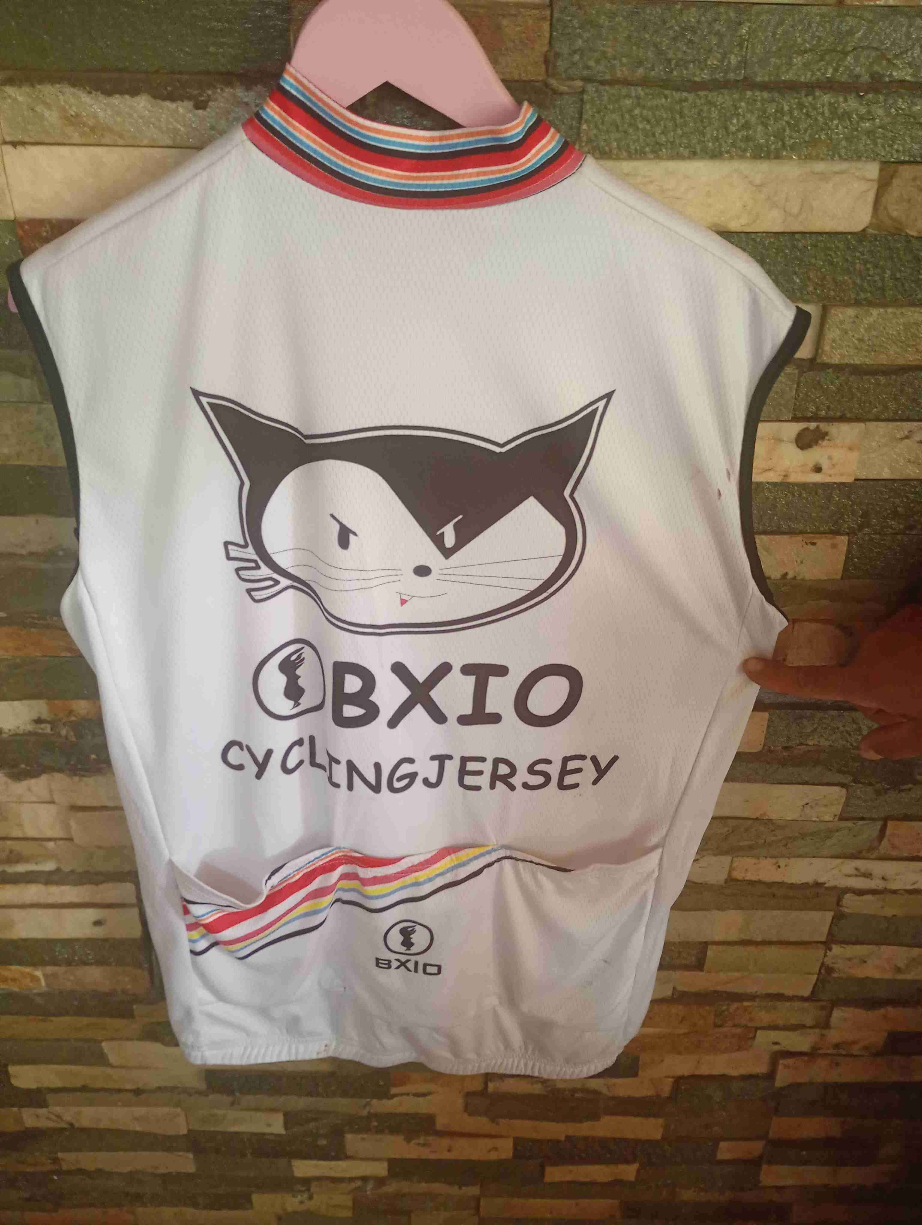 Jersey ciclismo BXIO blanco - miniatura 3