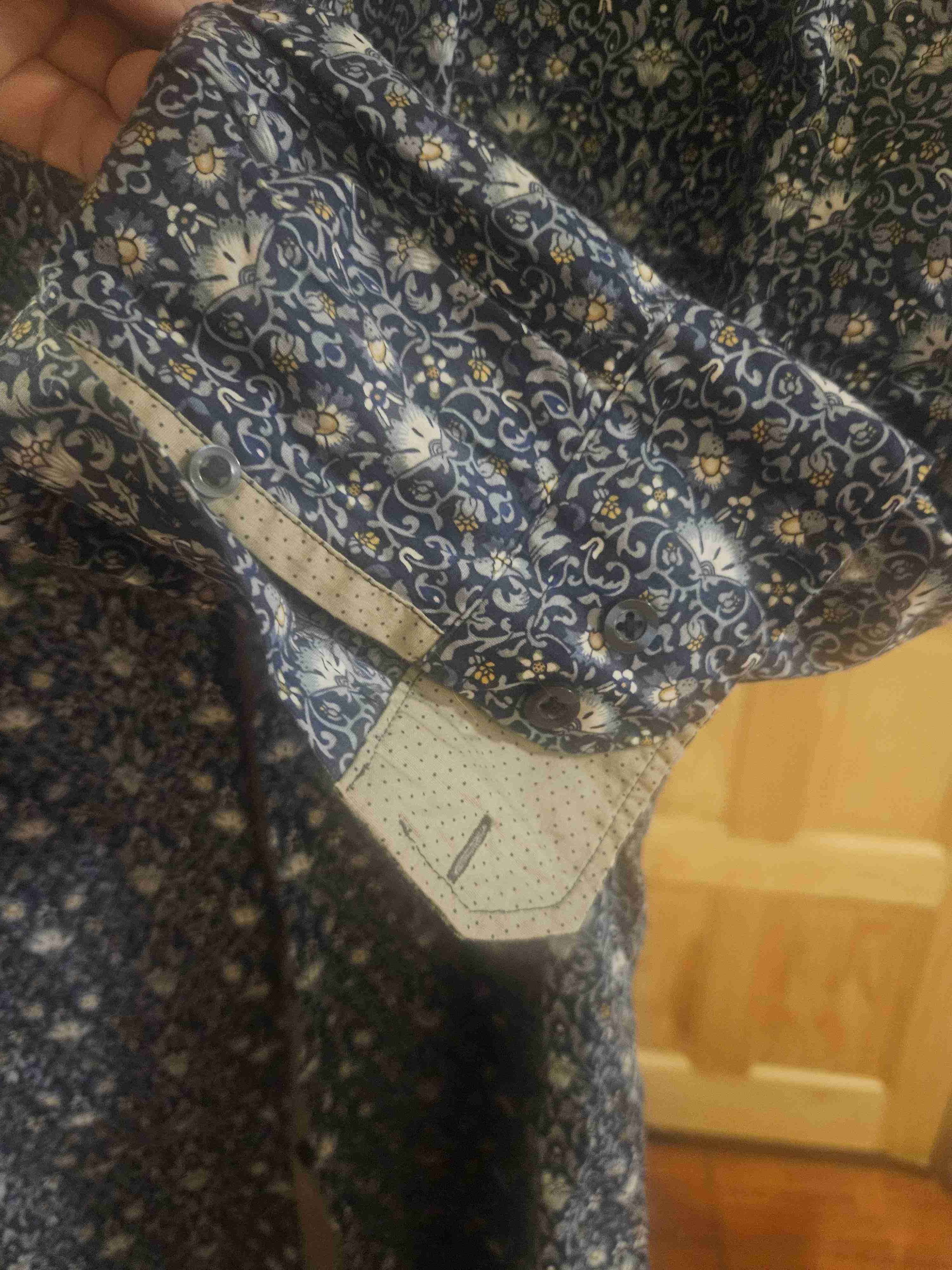 Camisa estampada verde oscuro - miniatura 5