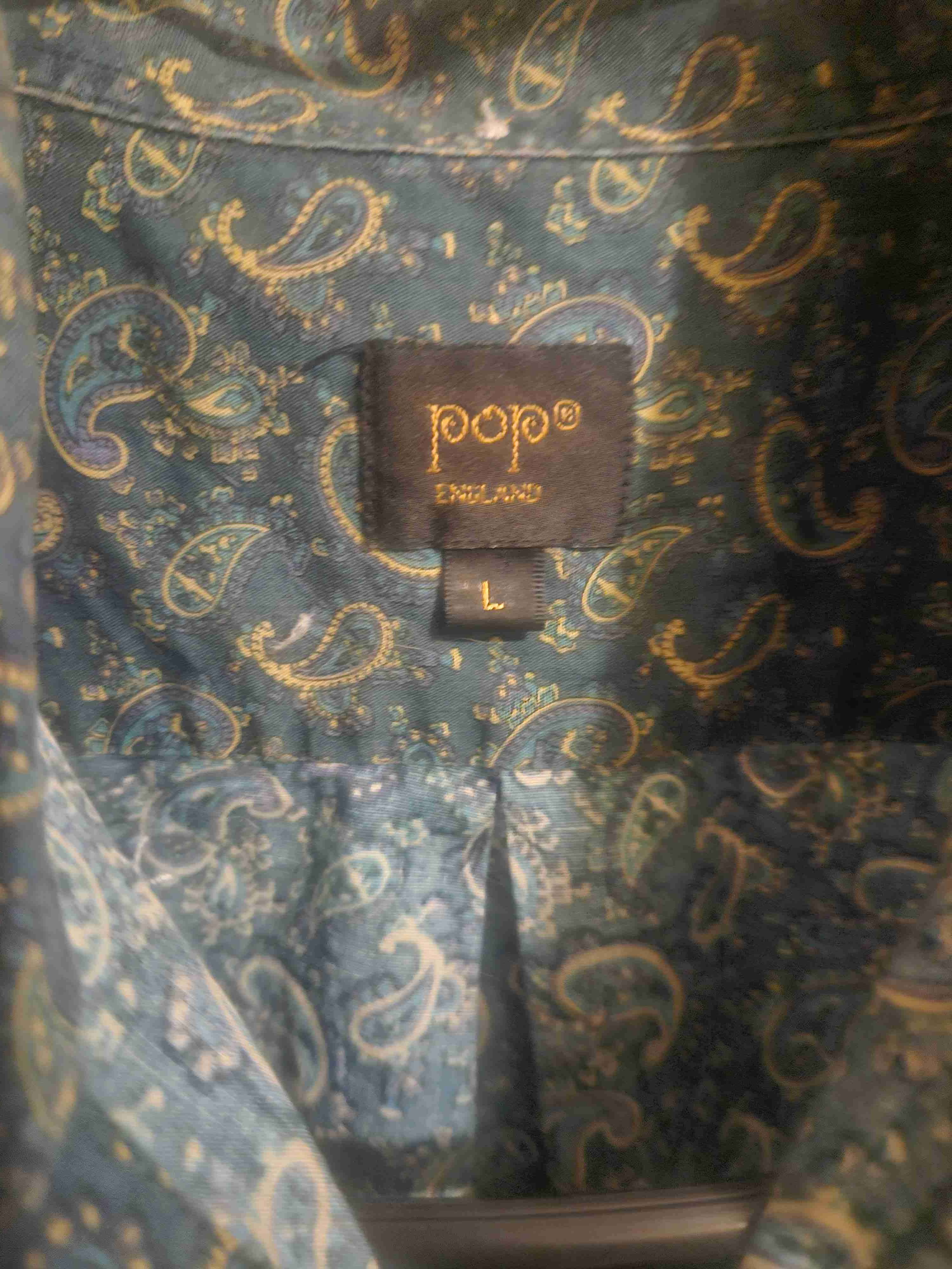 Camisa estampada verde oscuro - miniatura 6