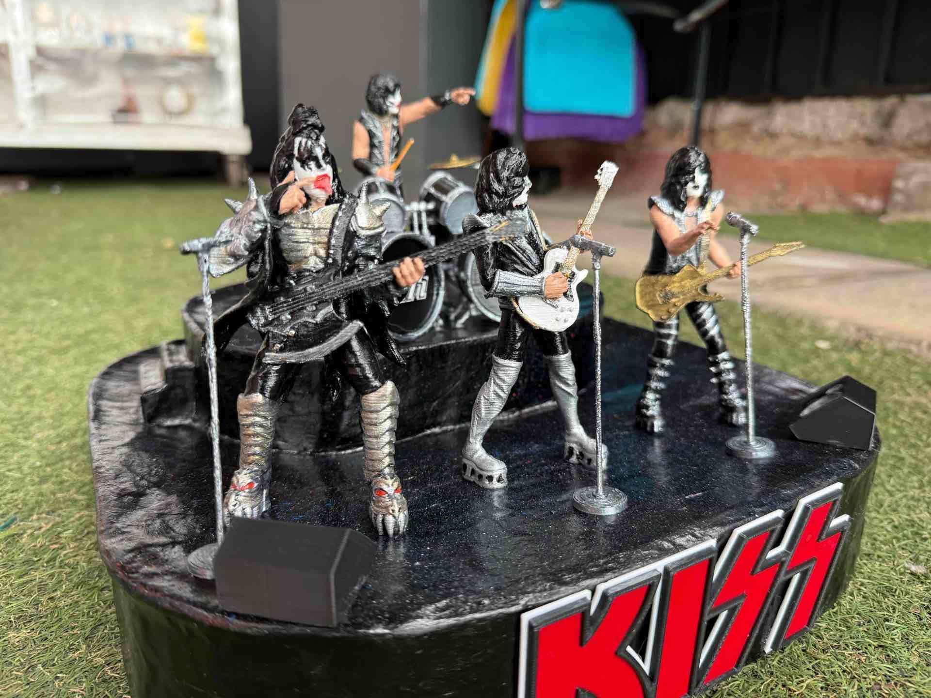 Figura coleccionable banda rock Kiss