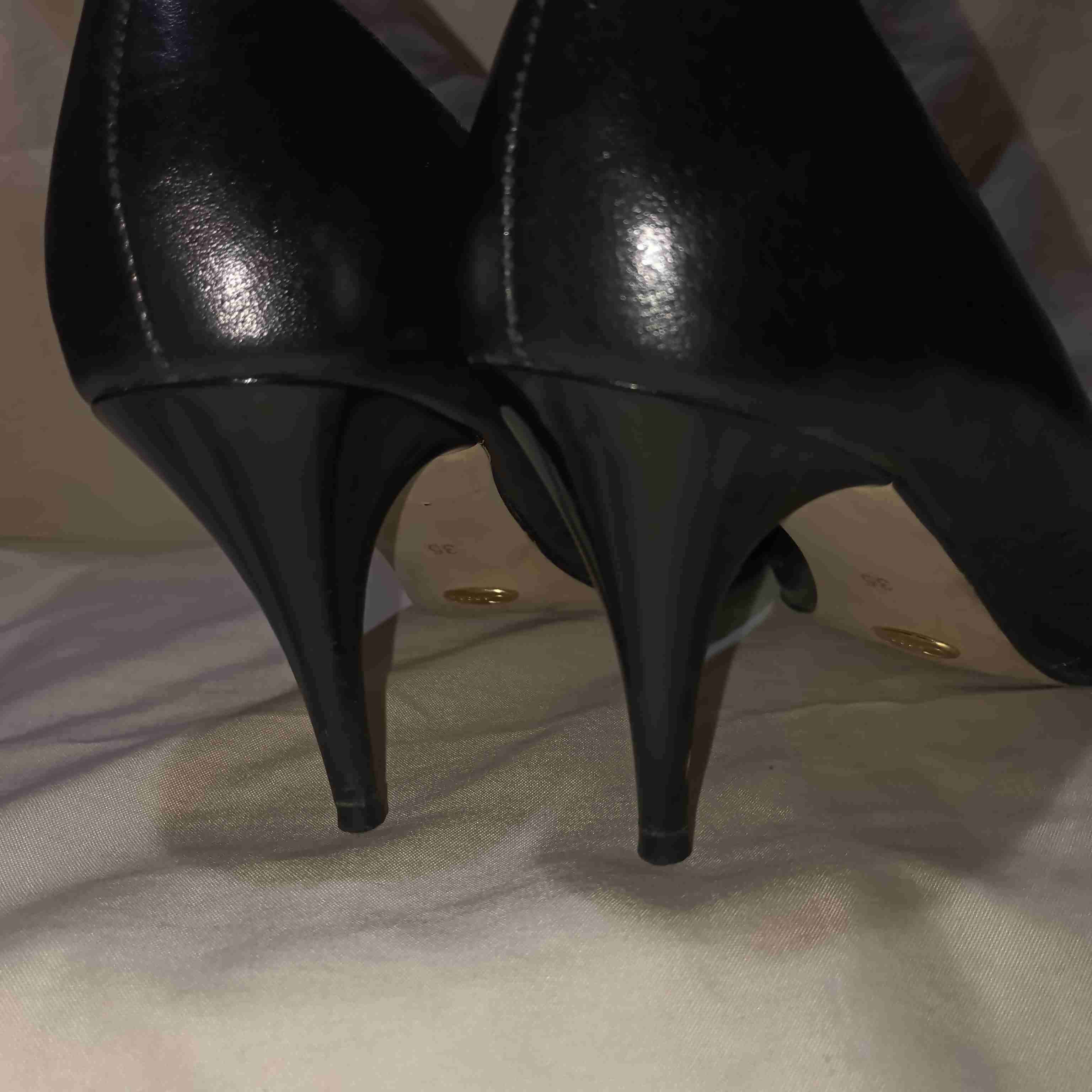 Zapatos de cuero negro Gacel - miniatura 3