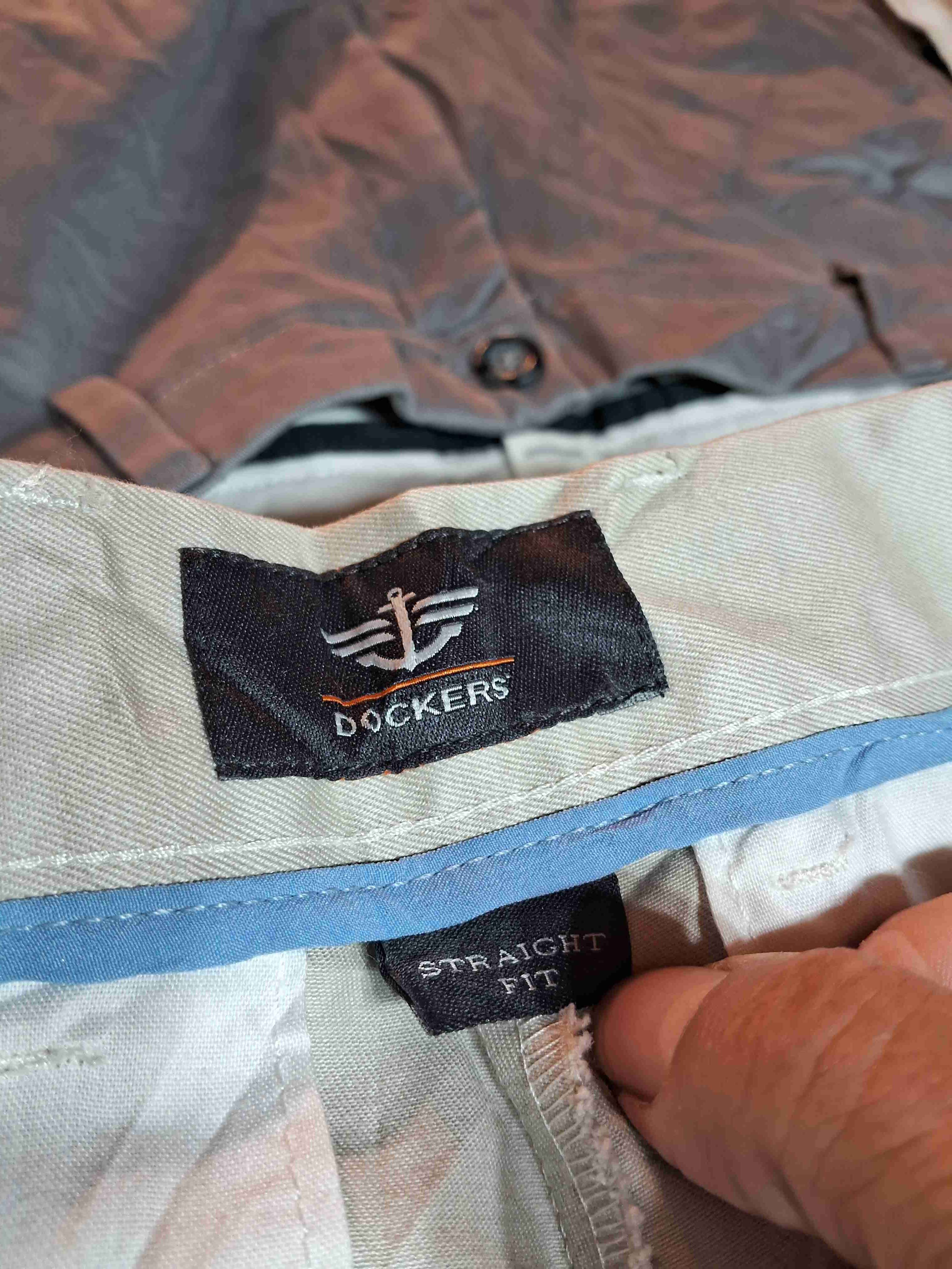 Pantalón beige con cierre - miniatura 3