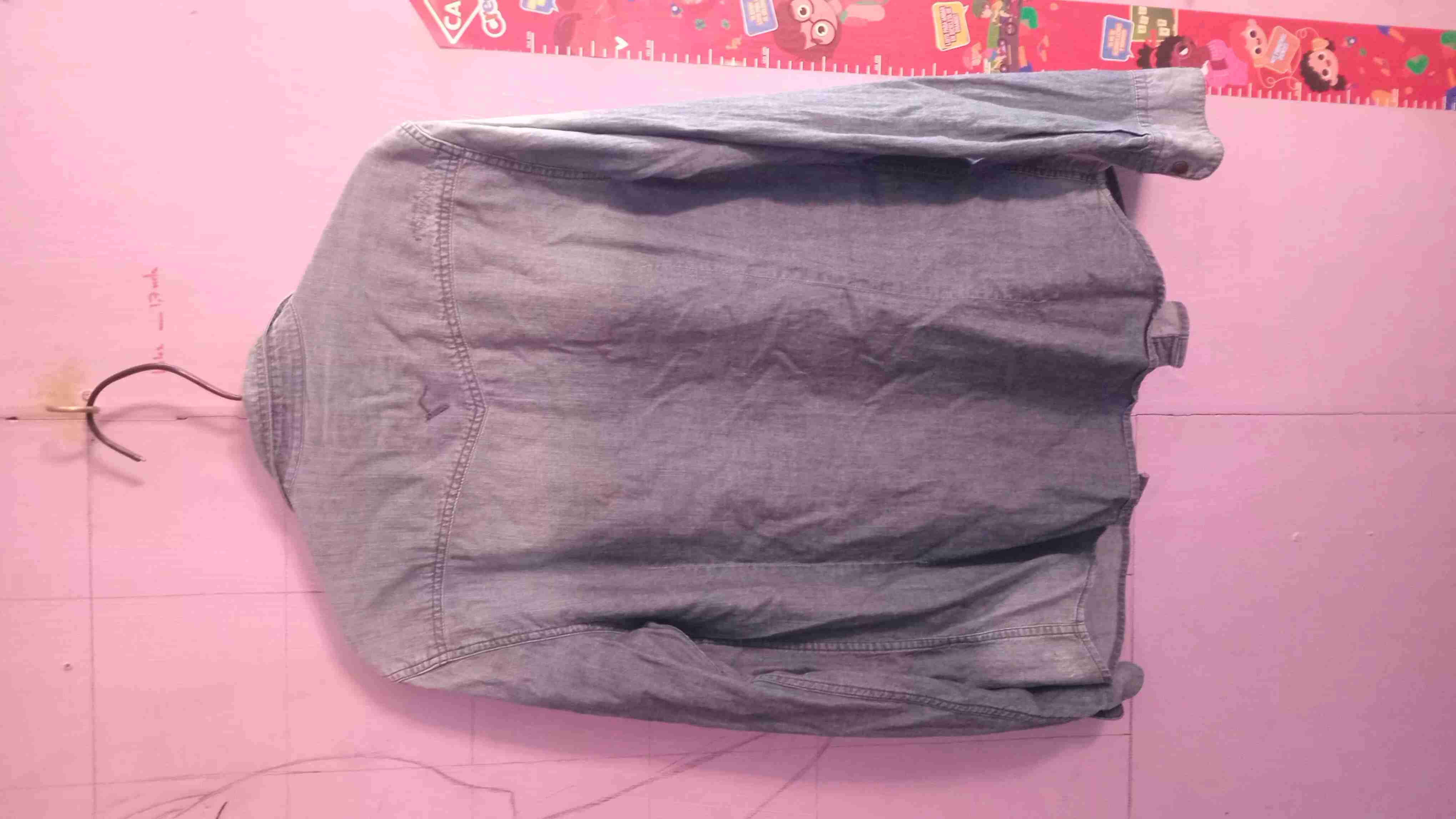 Camisa estampada beige manga corta - miniatura 3