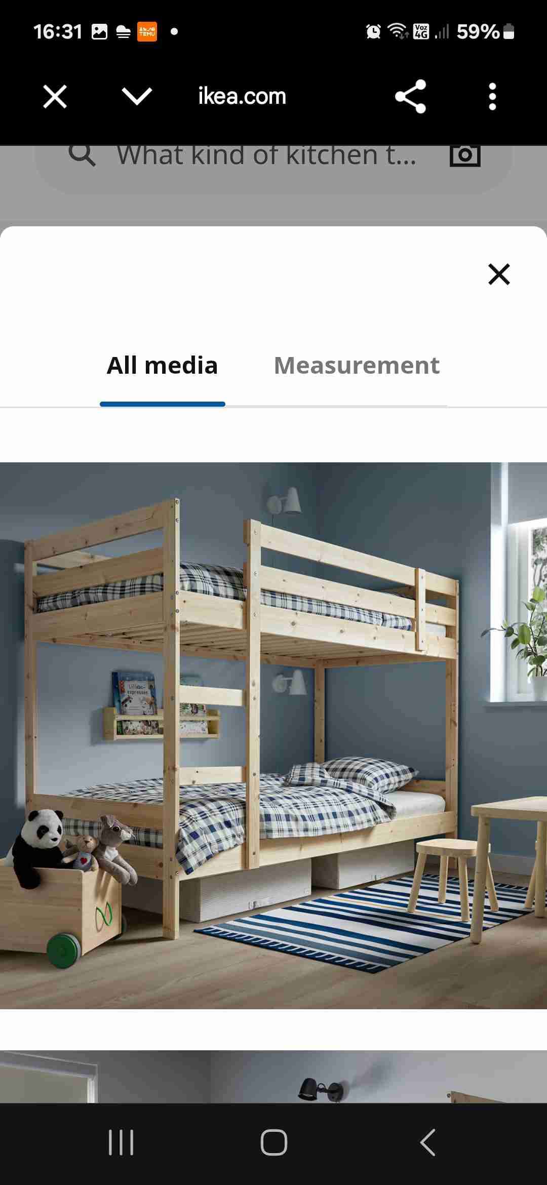 Camarote de madera IKEA - miniatura 2