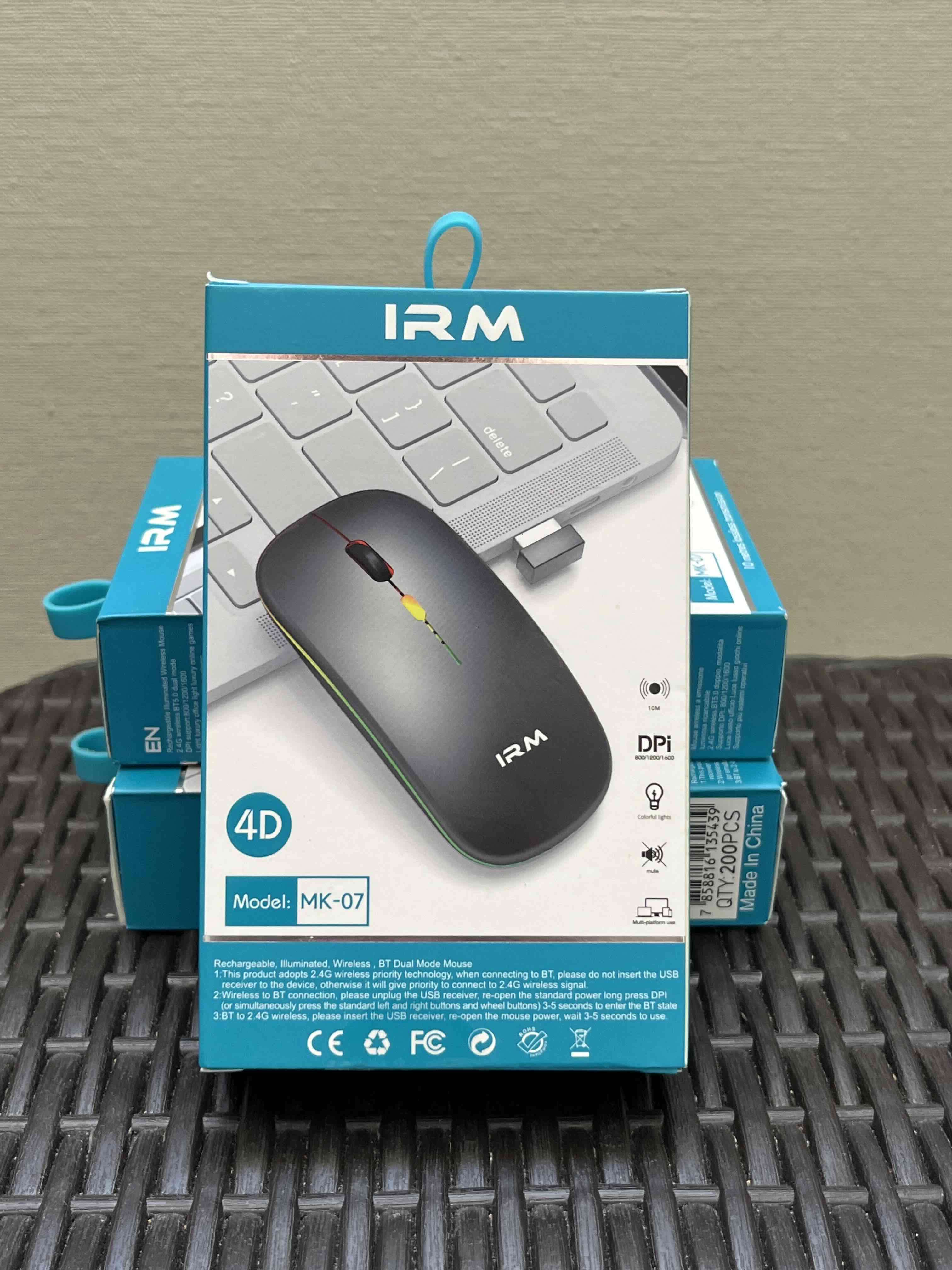 Mouse inalámbrico recargable