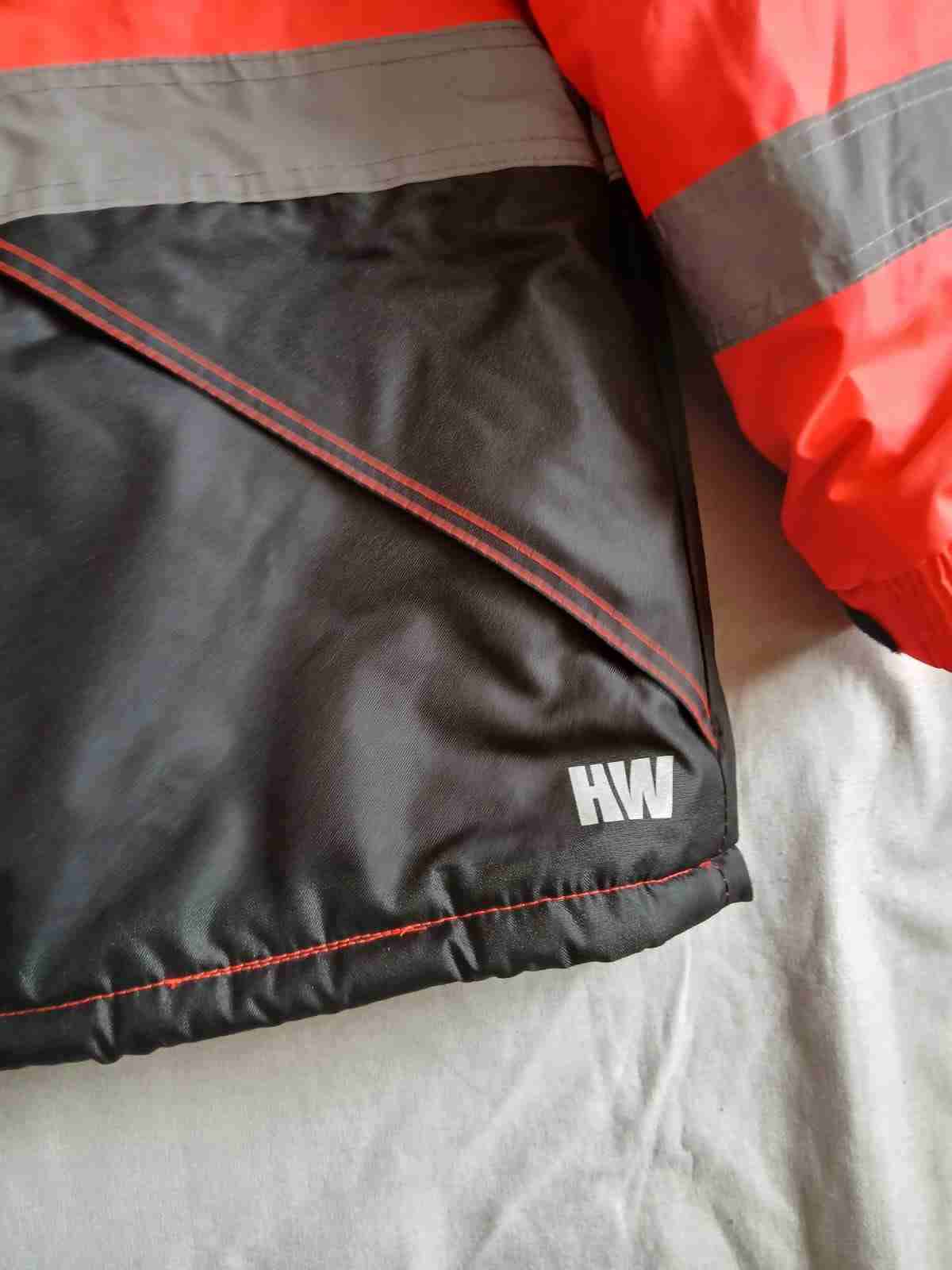 Chaqueta reflectante naranja con capucha - 2