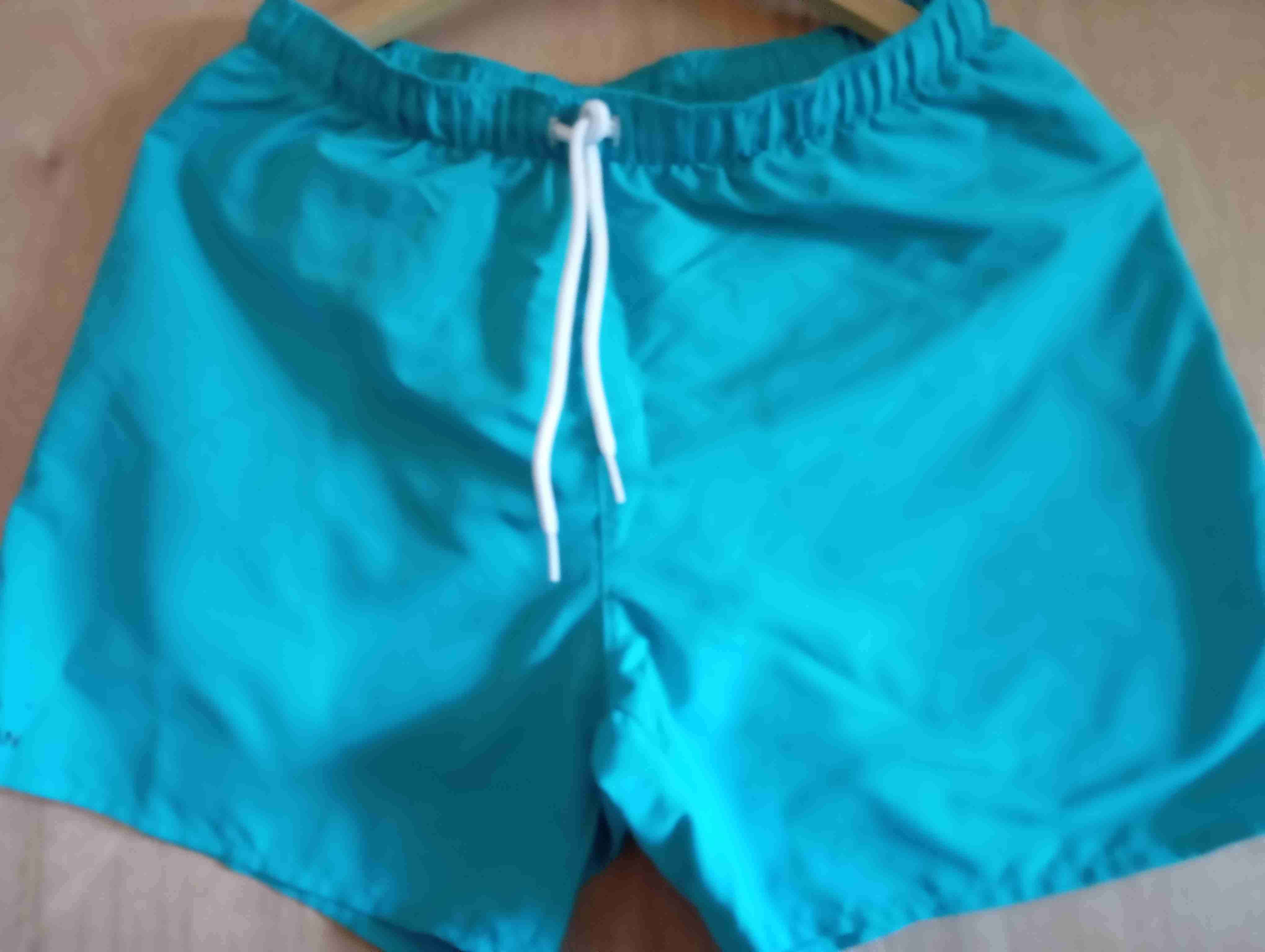 Shorts de baño turquesa