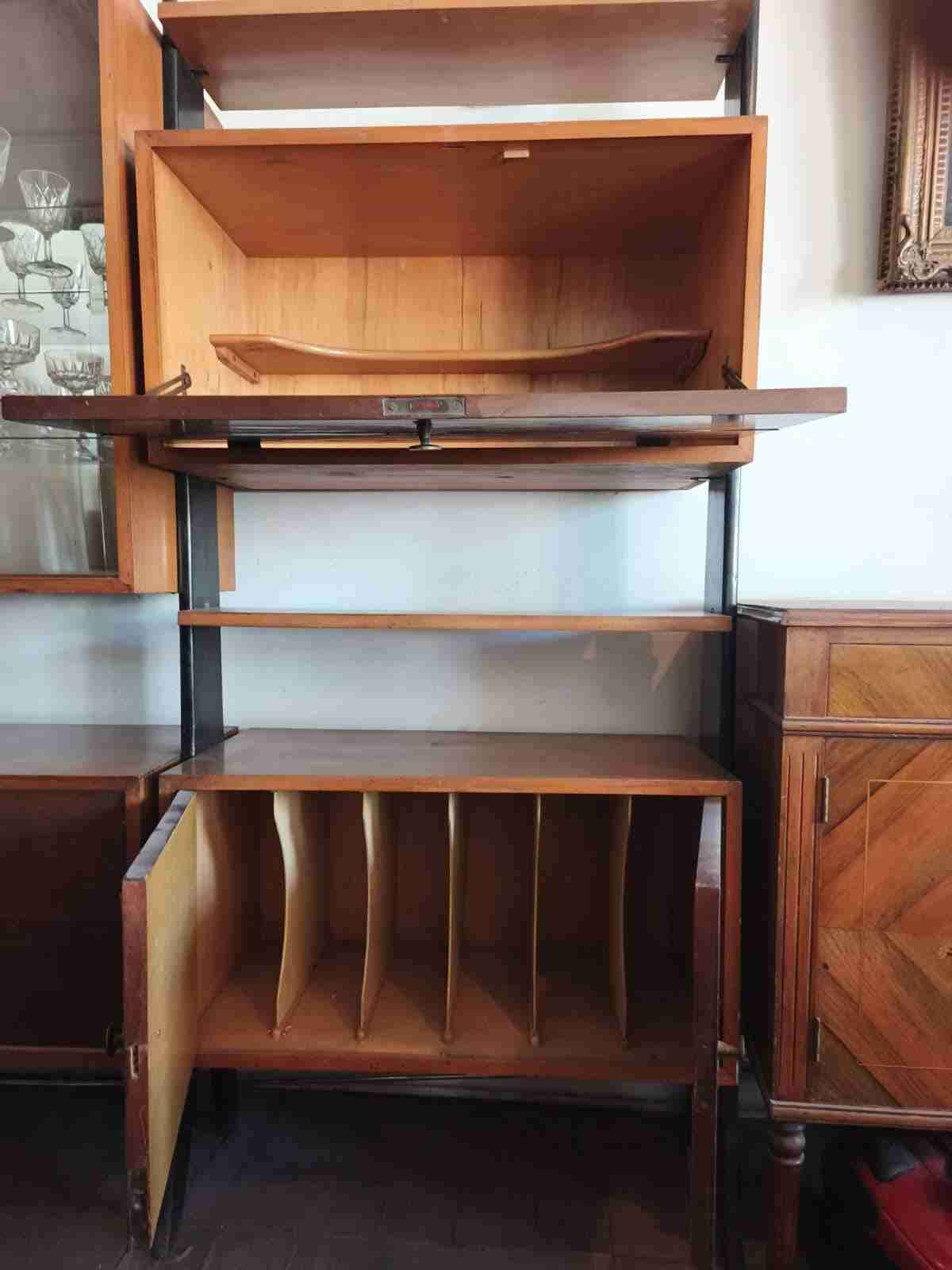 Vitrina retro de madera, bife, comedor - miniatura 4