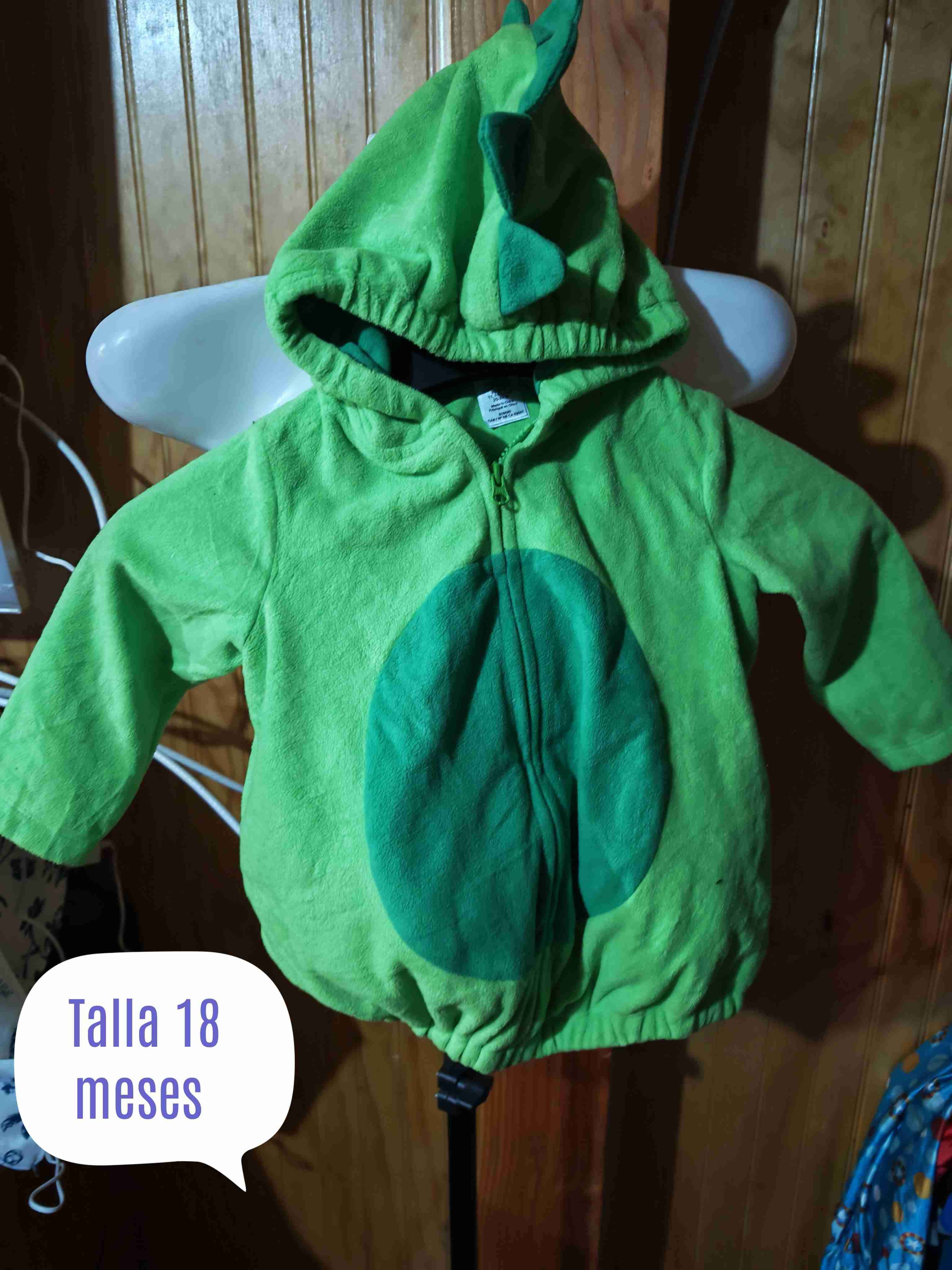 Disfraz verde talla 18 meses