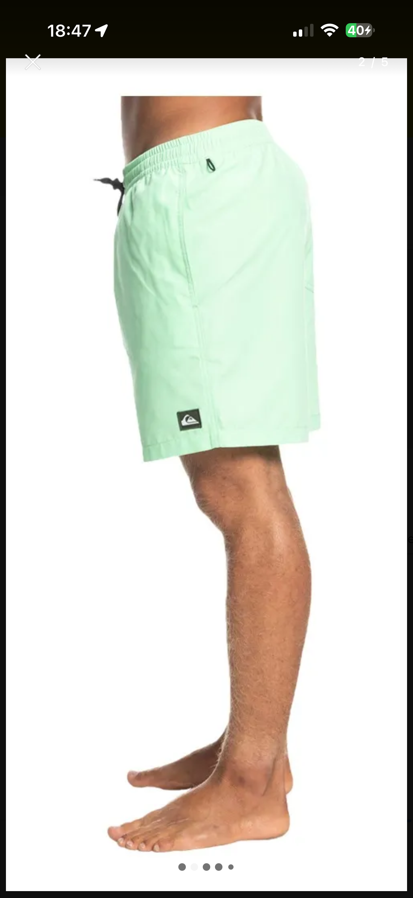 Shorts Quiksilver Everyday 17" Hombre Mint - miniatura 5