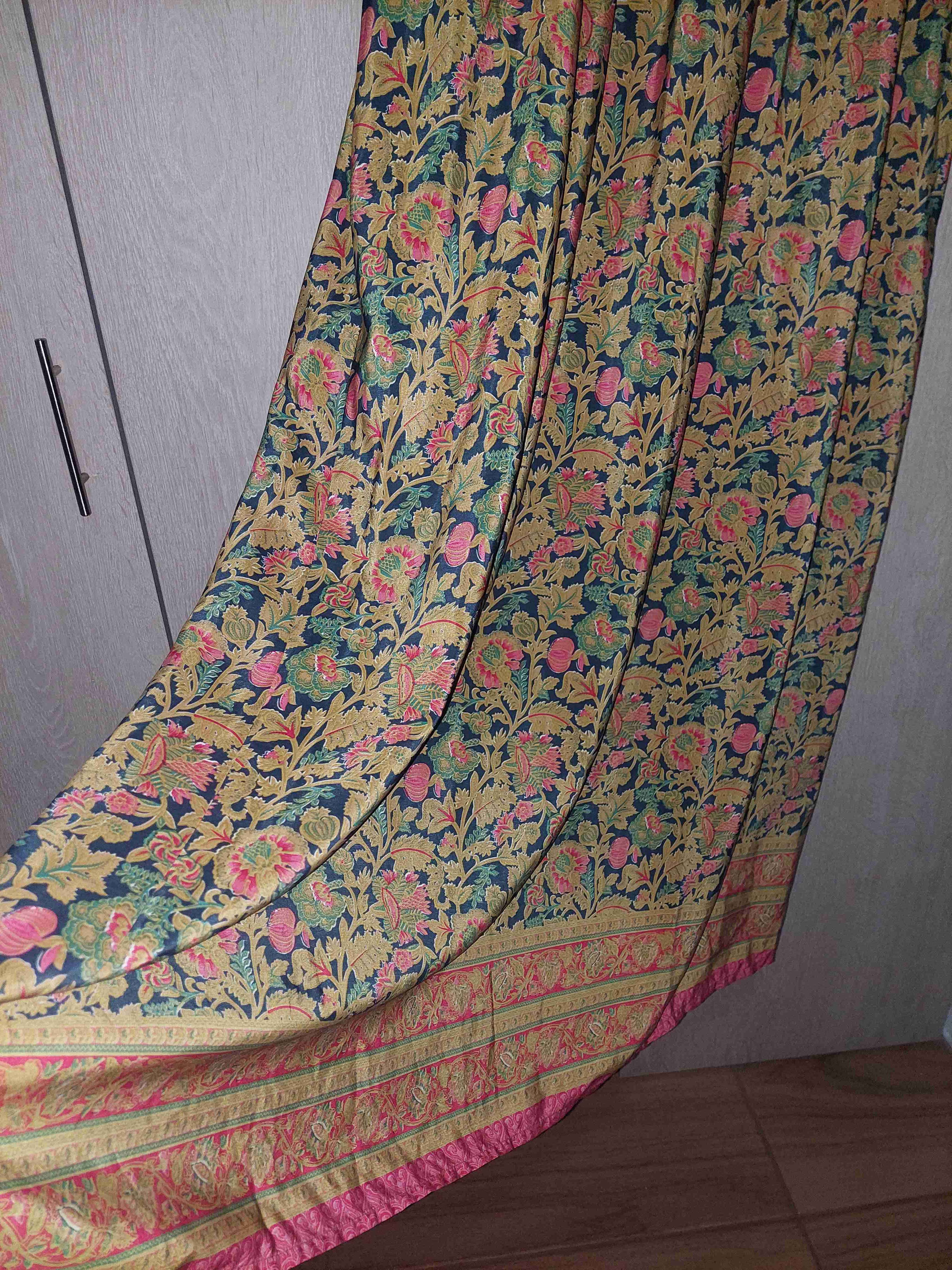 Vestido floral otoñal con mangas - miniatura 4