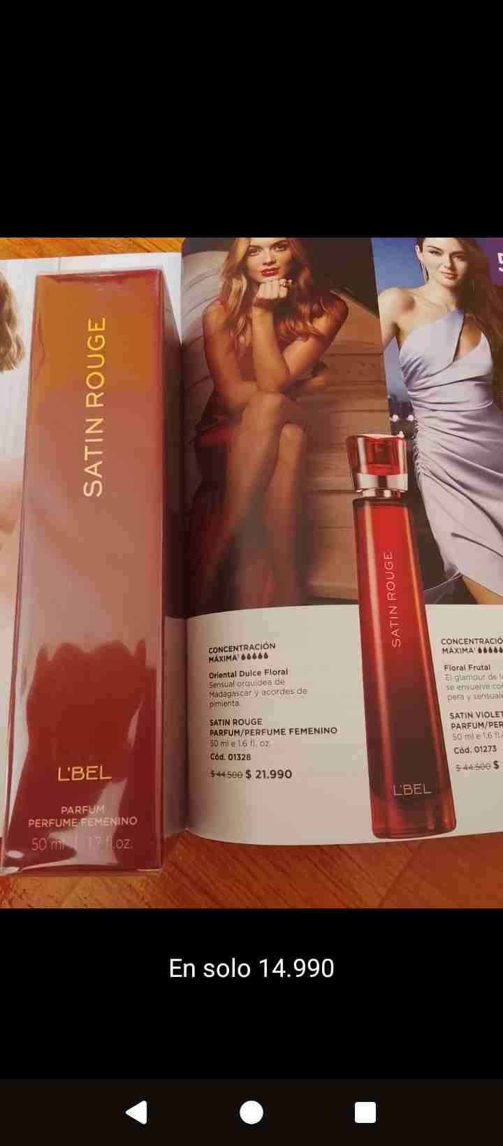 Perfume Satin Rouge 50 ml