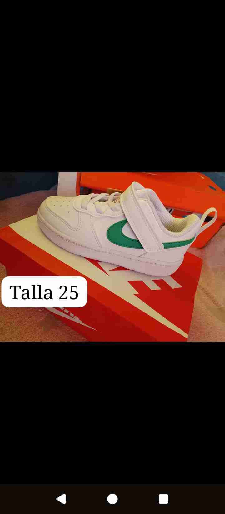 Zapatillas blancas talla 25