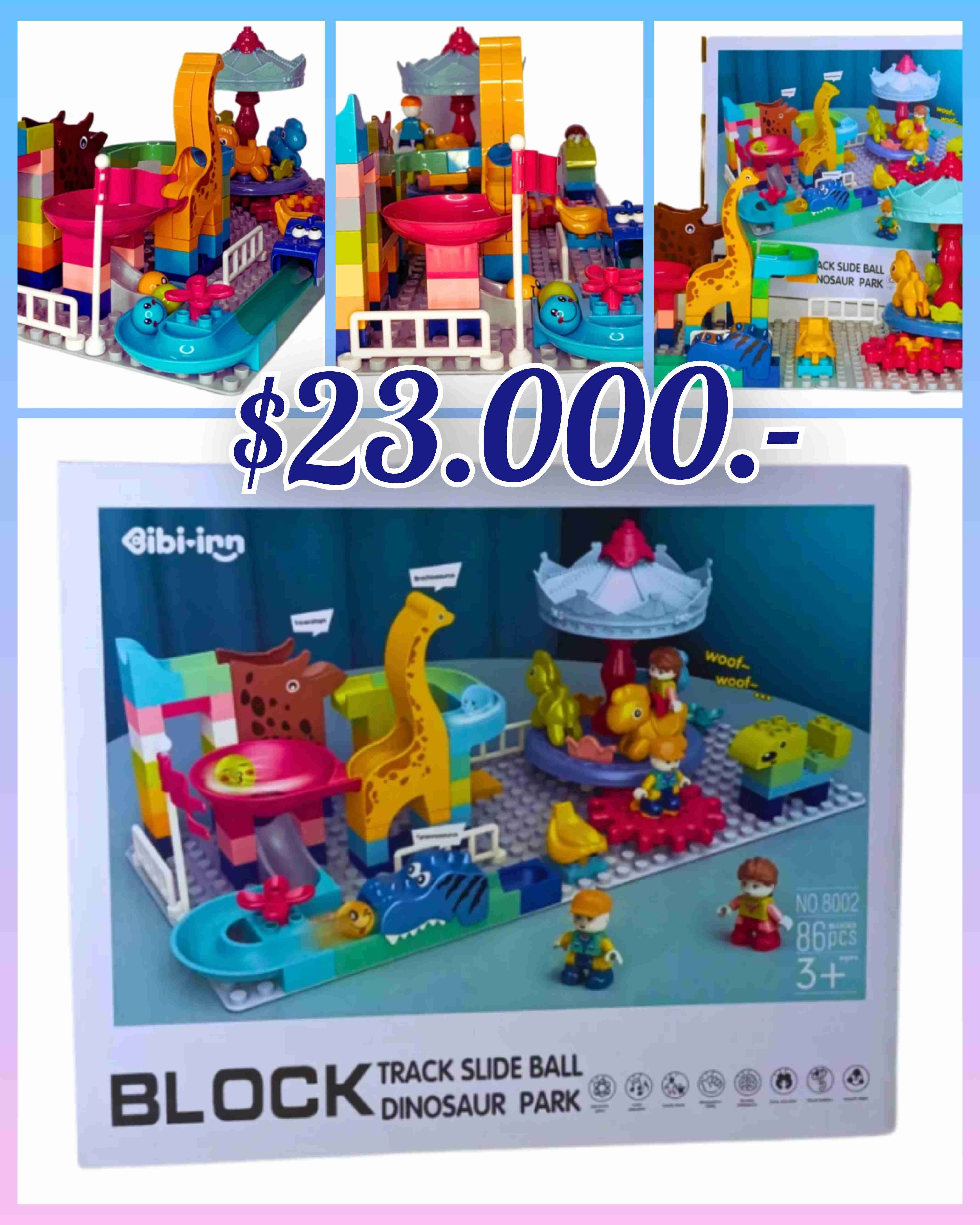 Set de bloques Dinosaur Park