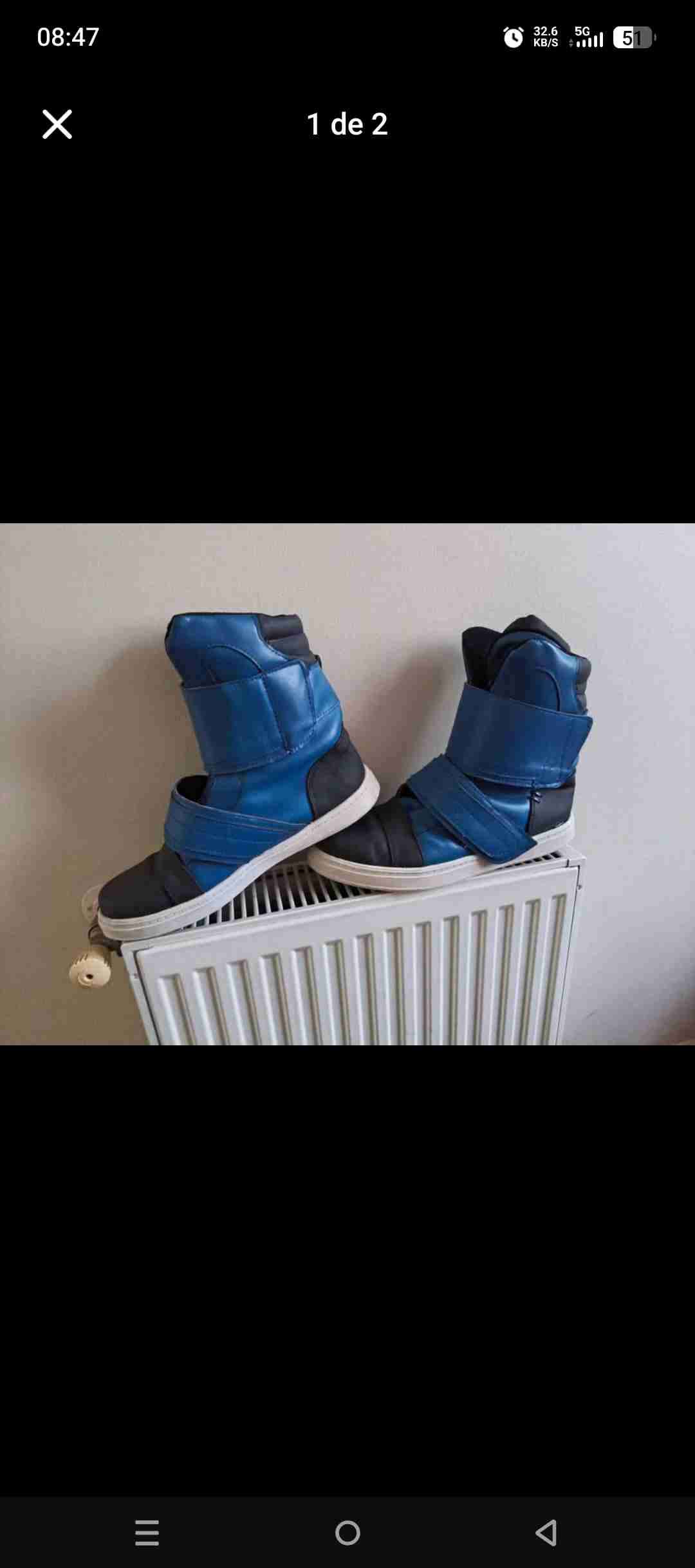 Botas azules de goku