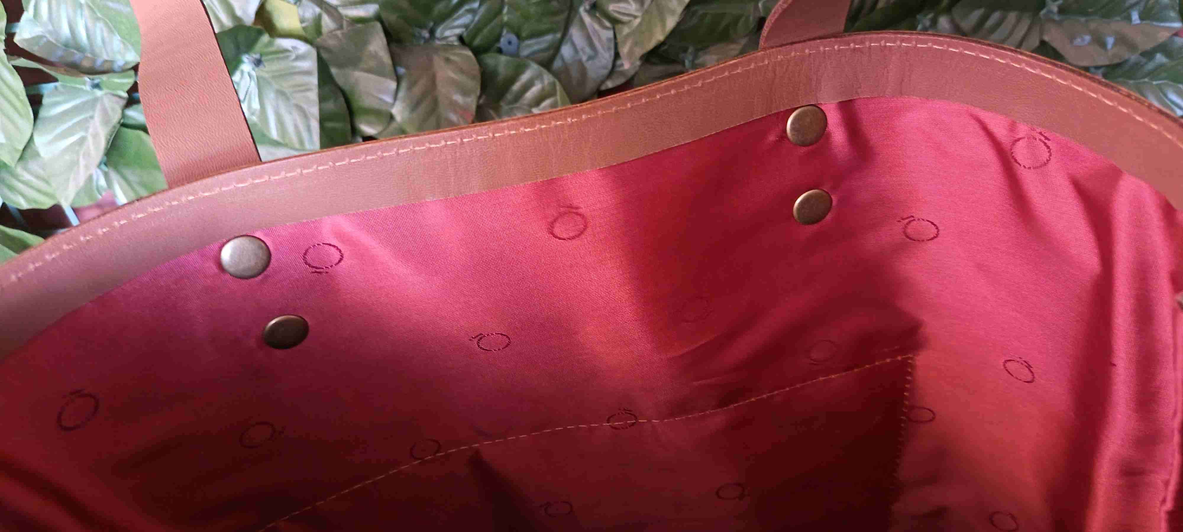 Bolso tote café amplio - miniatura 2