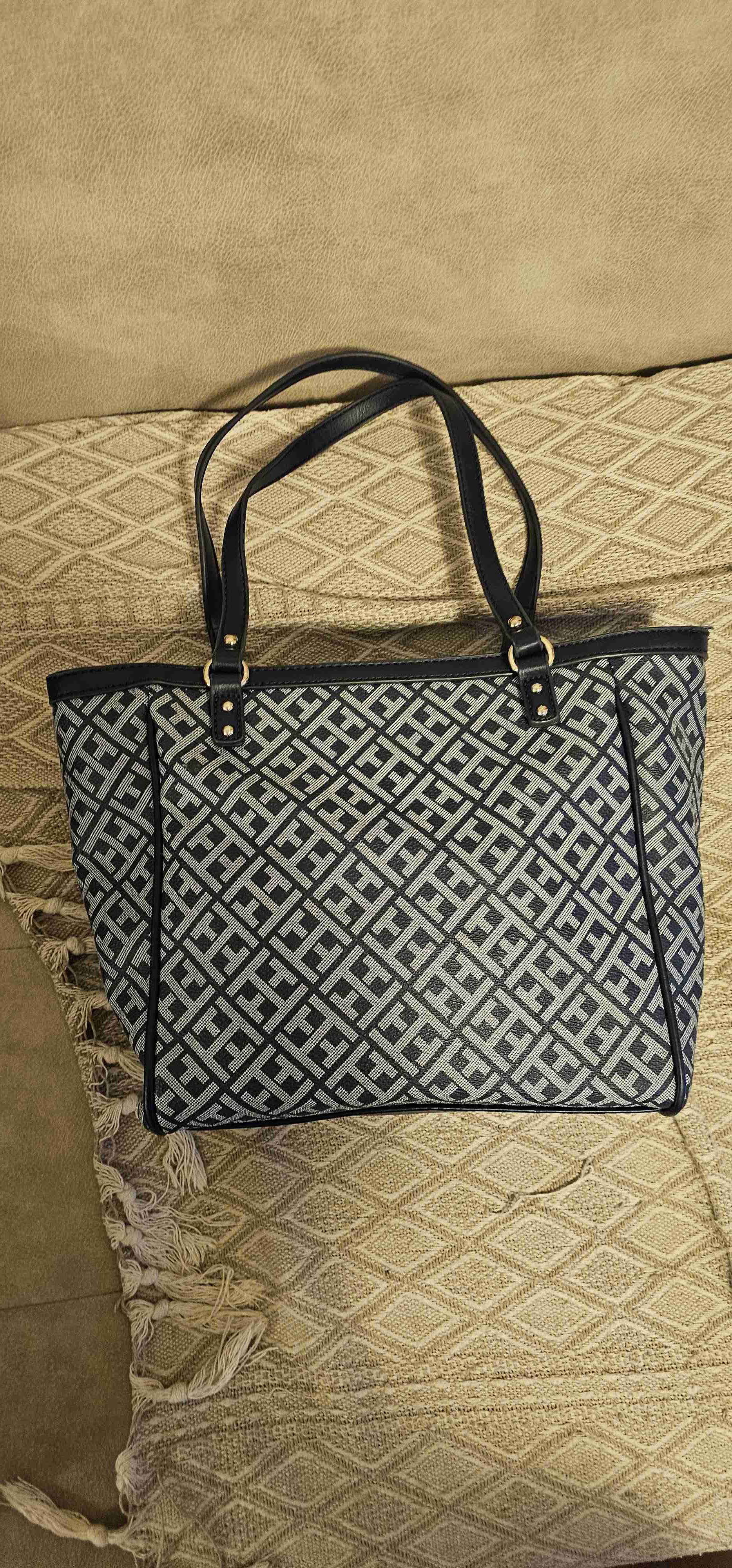Bolso Tommy Hilfiger azul y gris - miniatura 2