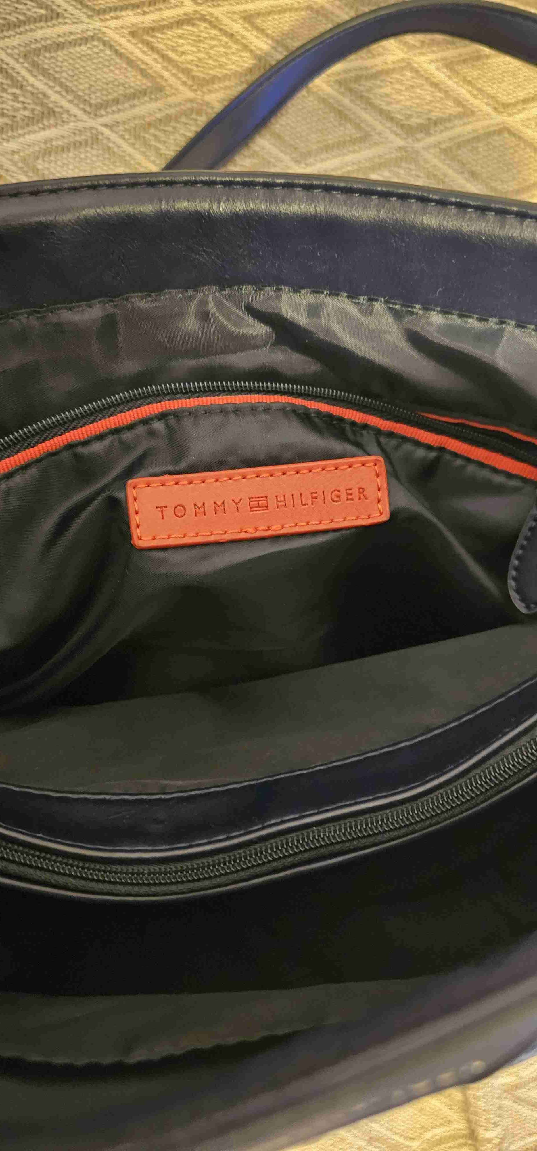 Bolso Tommy Hilfiger azul y gris - miniatura 3